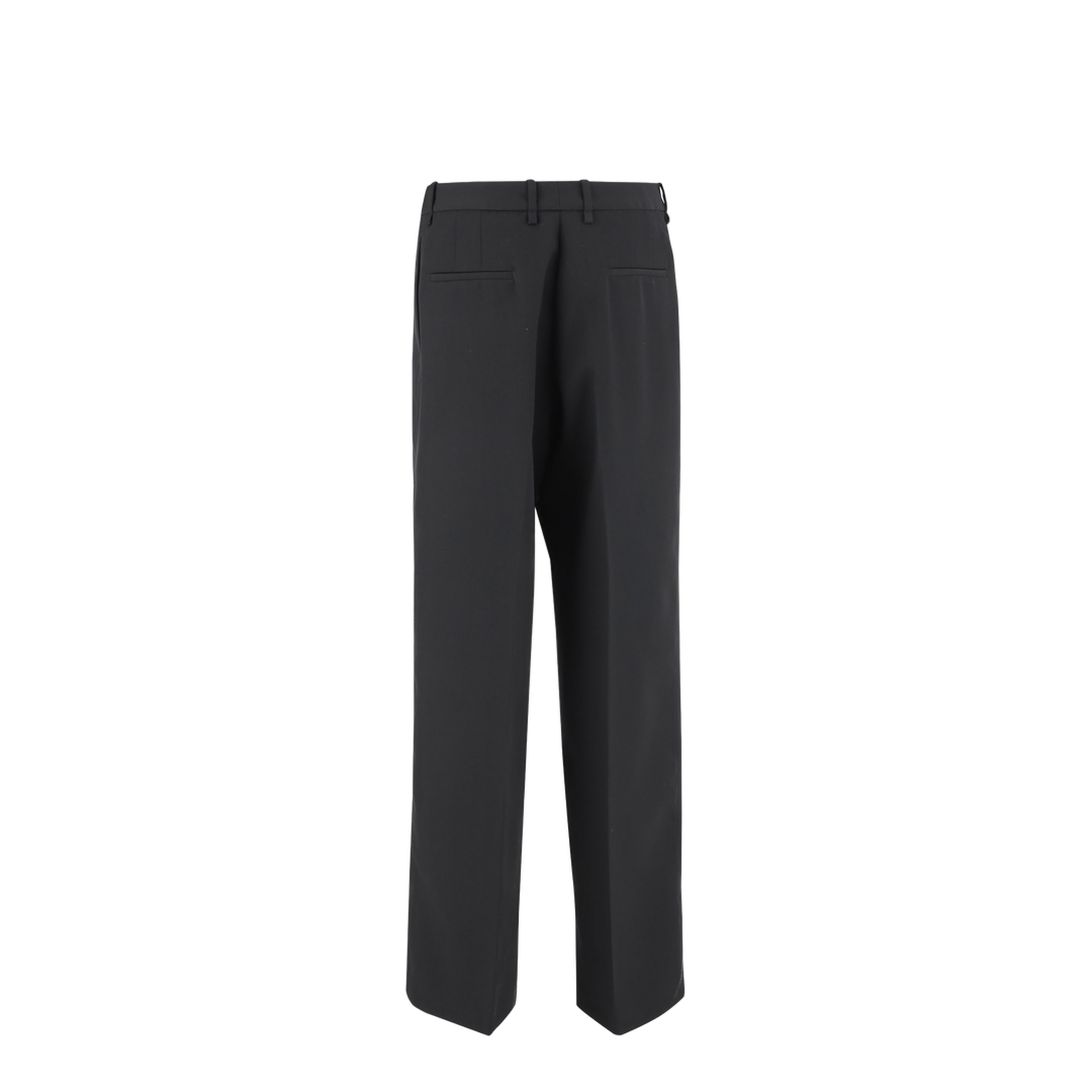 Wool Gabardine Tailored Trousers