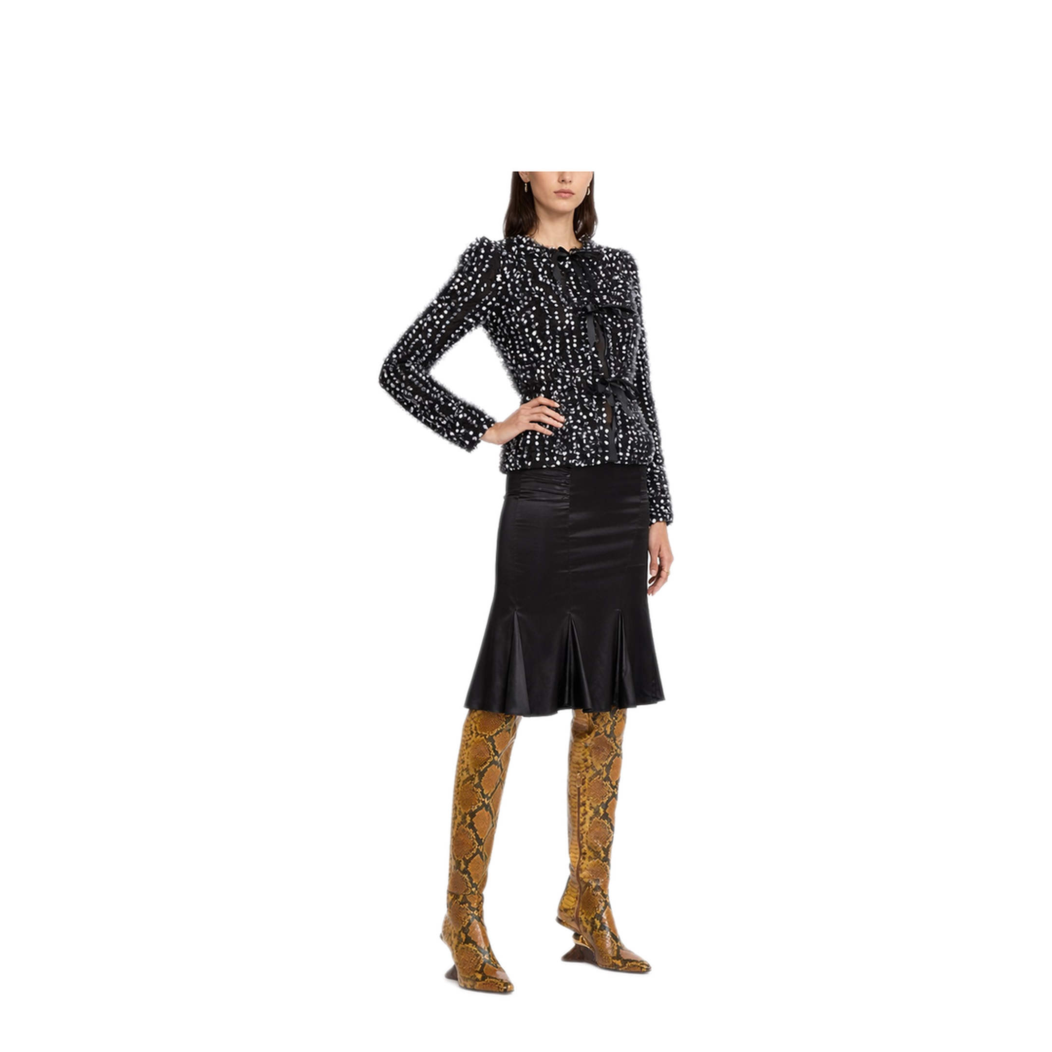 MAYFEYR - NINA RICCI - Polka Dot Embroidered Jacket - 26PCVE021PA0508M1048