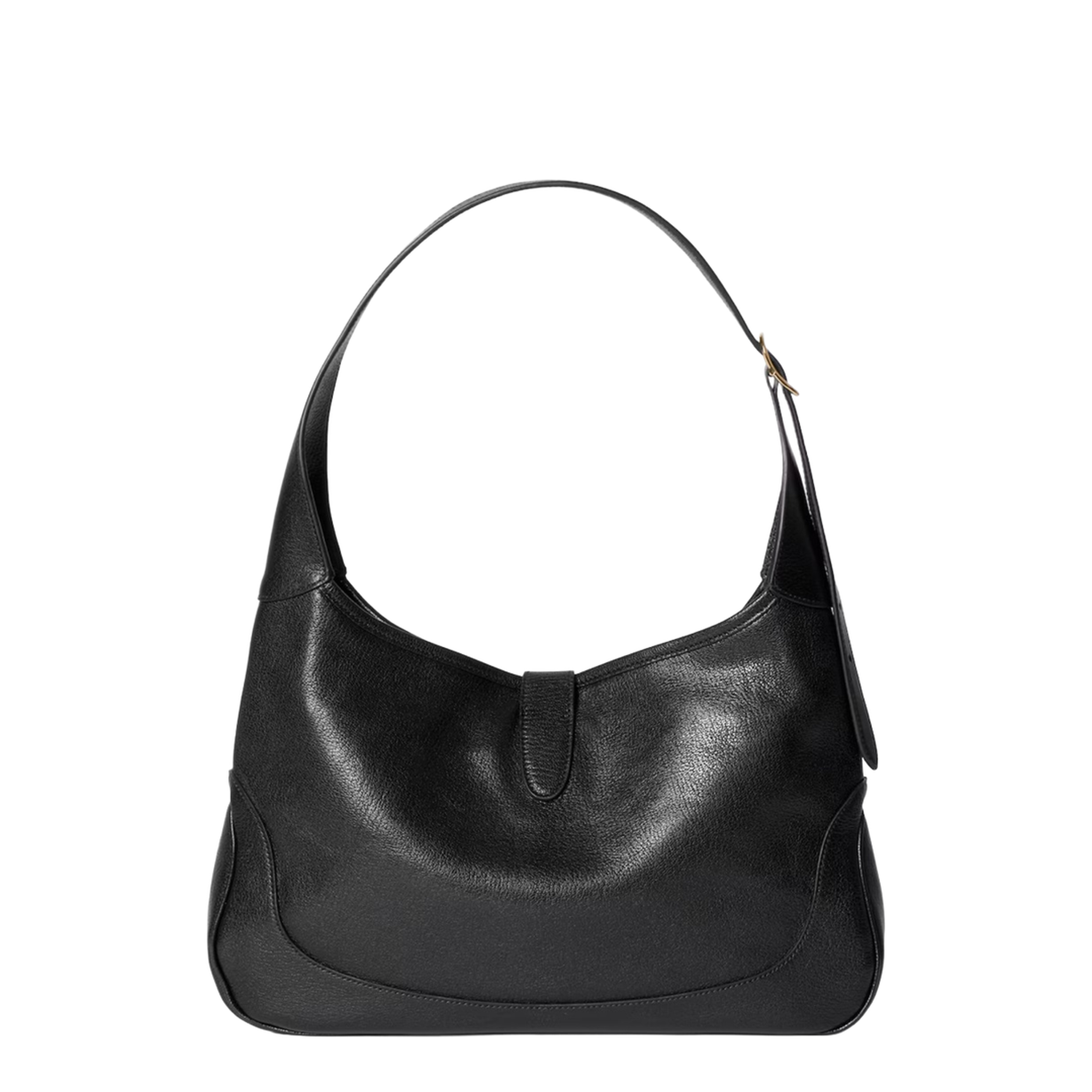 Jackie 1961 Medium Soft Grainy Leather Shoulder Bag - Black
