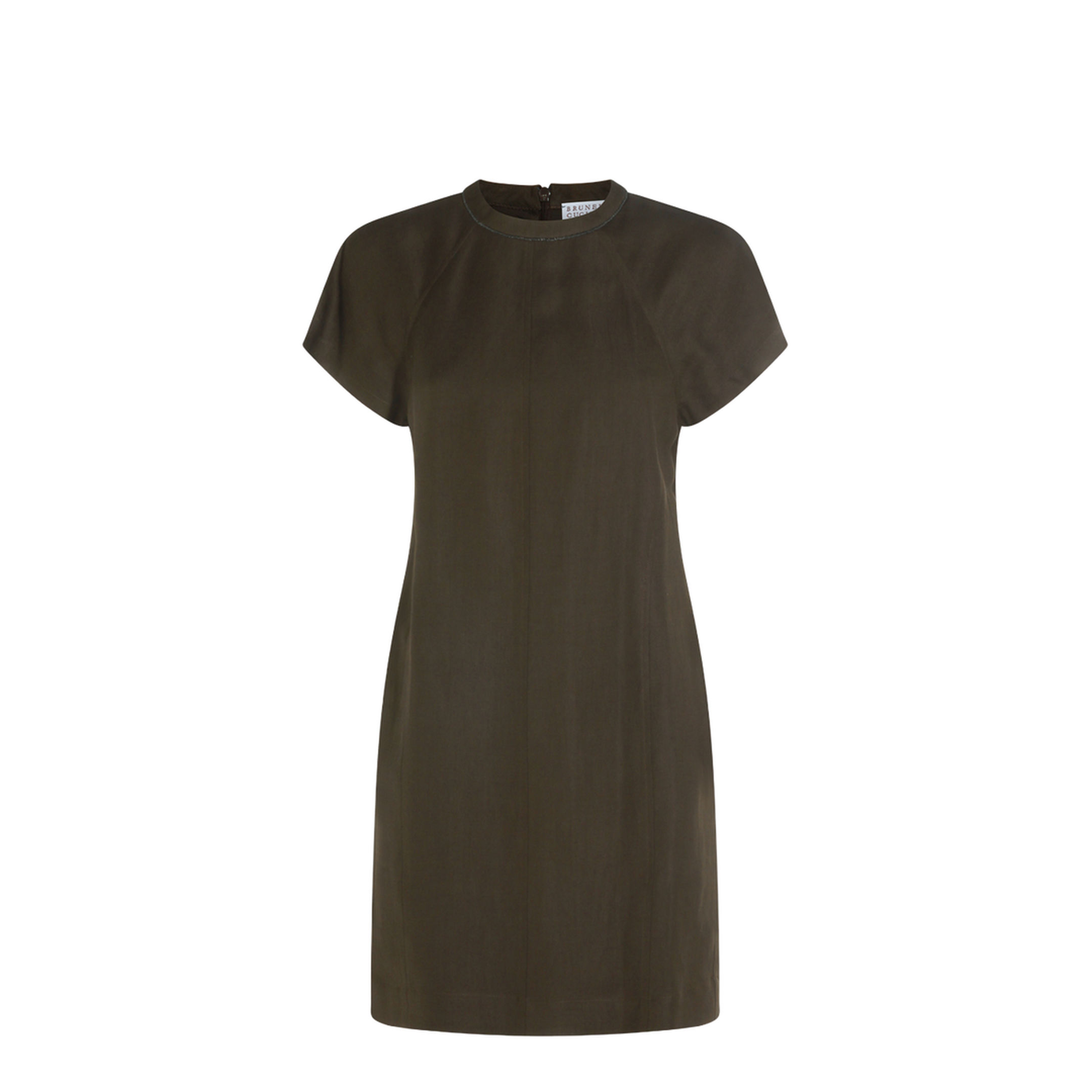 Brown Viscose Blend Dress