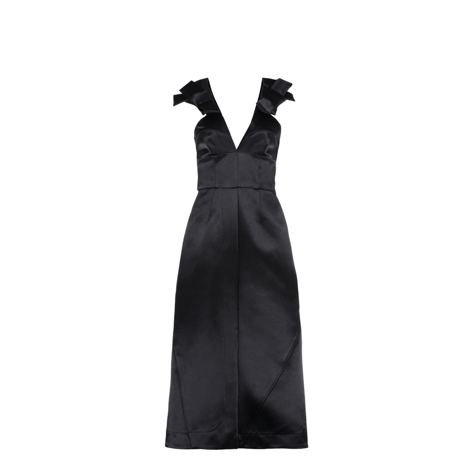 Satin Midi Dress