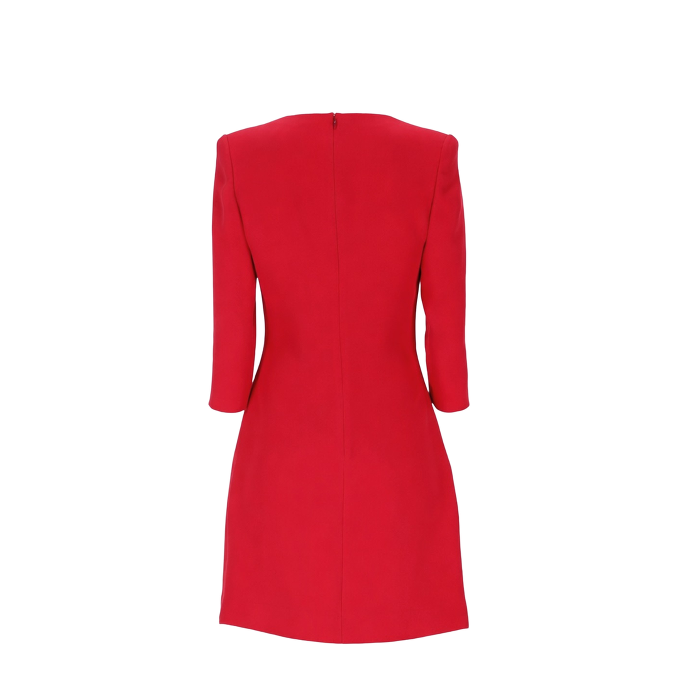 Short Silk Dress with Bow