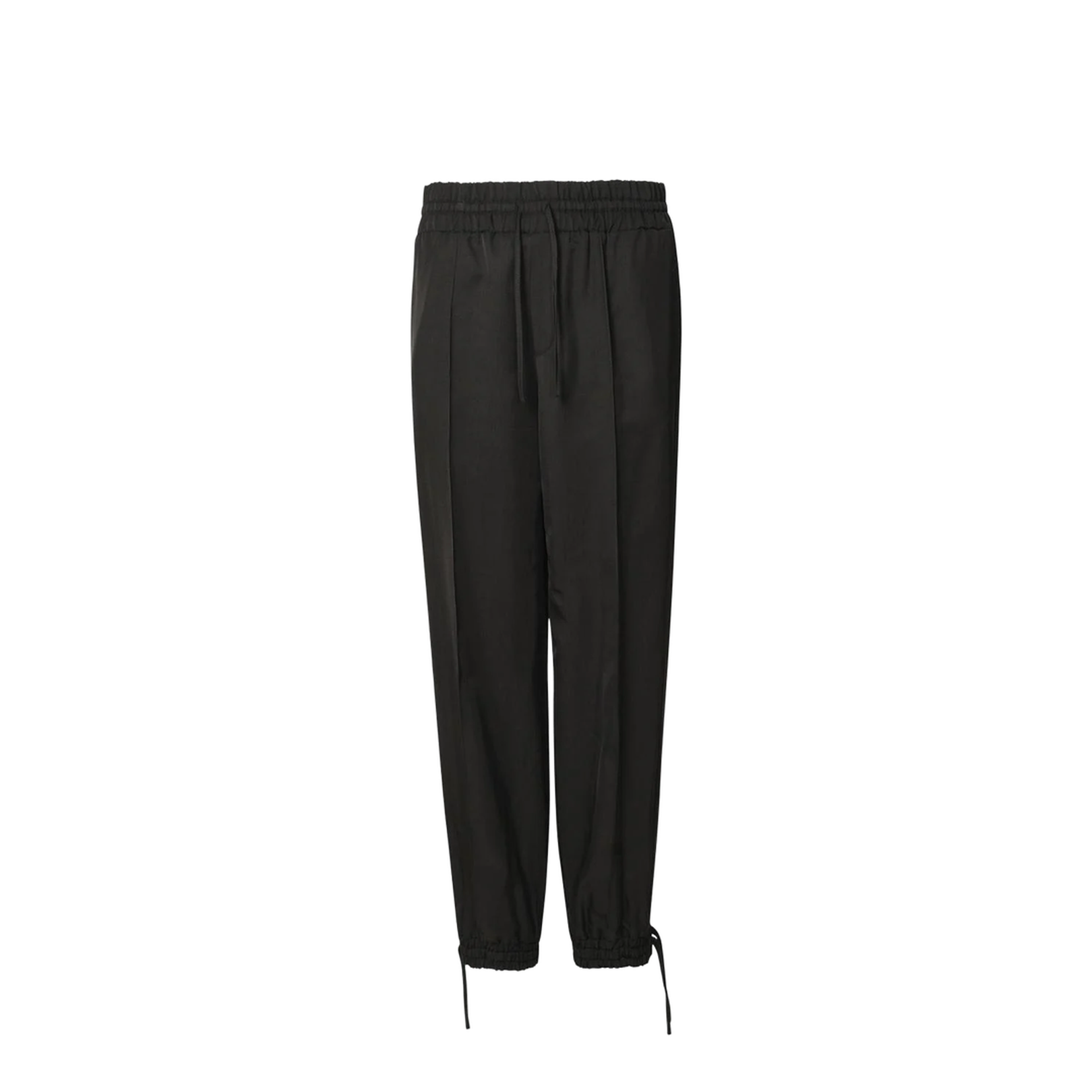 Black Viscose Trousers