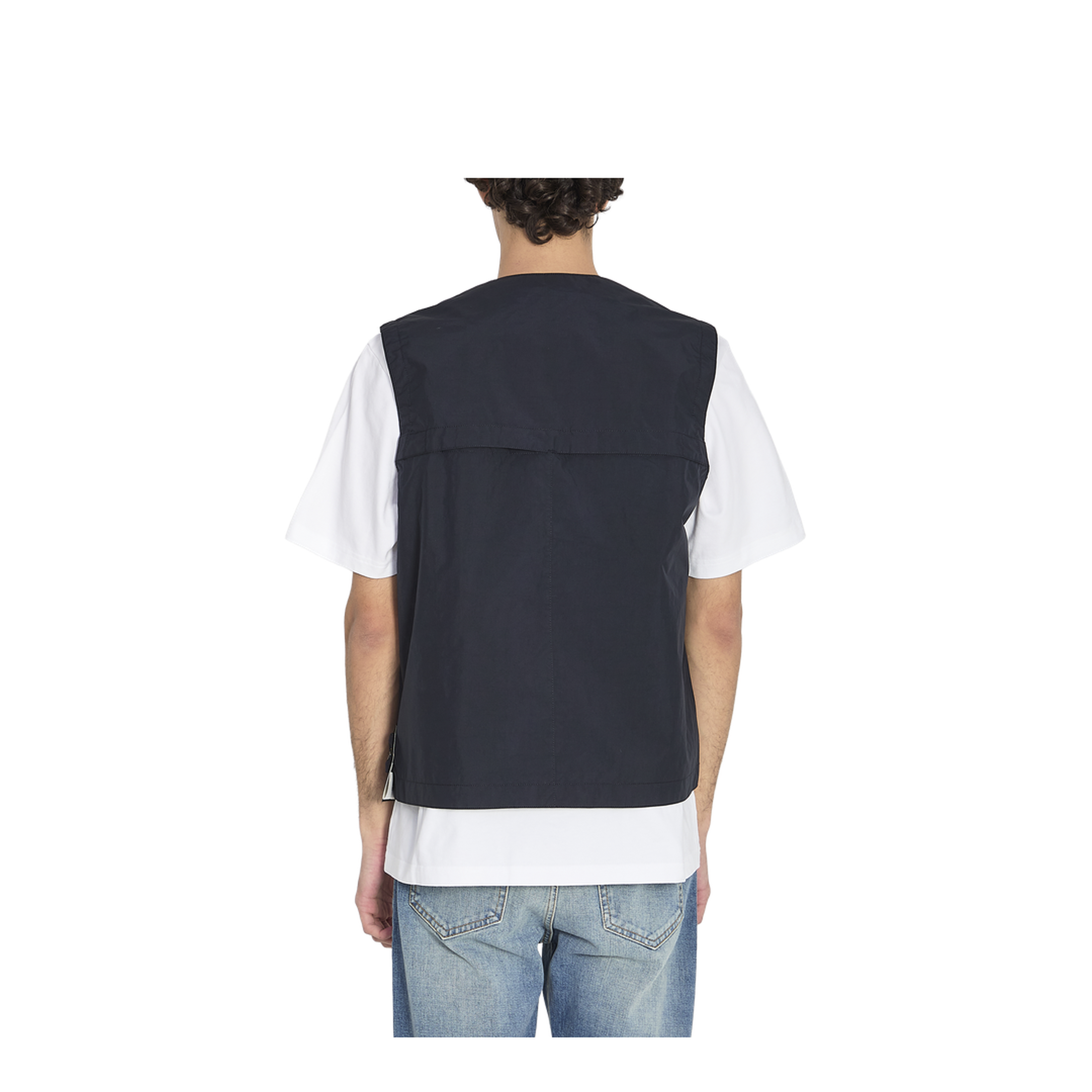 Metal Lamina Poly Ripstop Vest