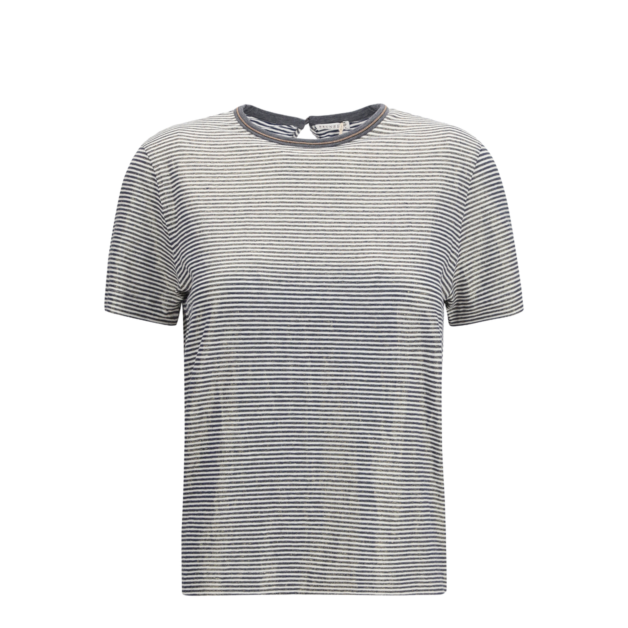 MAYFEYR - Brunello Cucinelli - Striped Short-Sleeve Crewneck T-Shirt - MQ977DU500