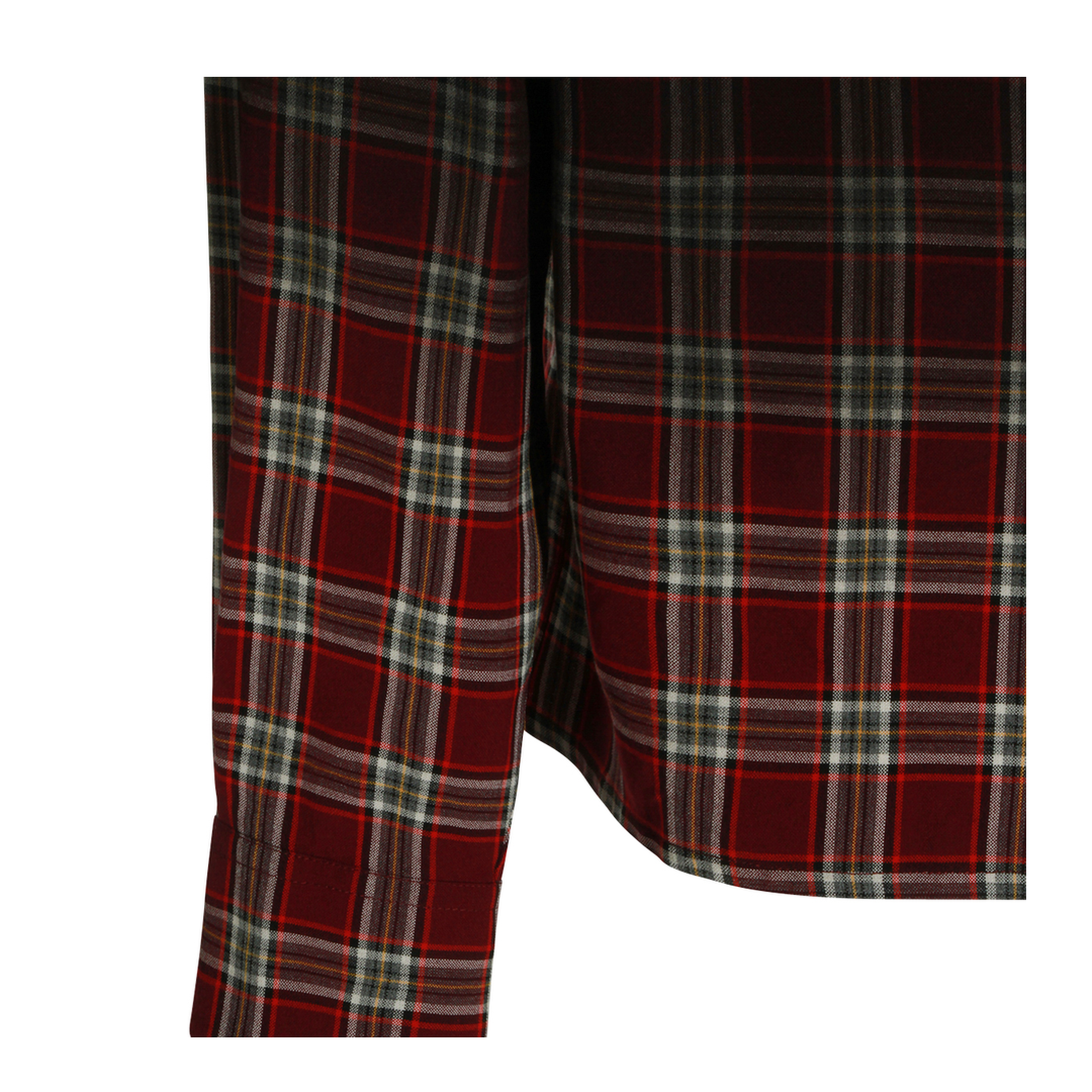 Red Gradient Check Shirt
