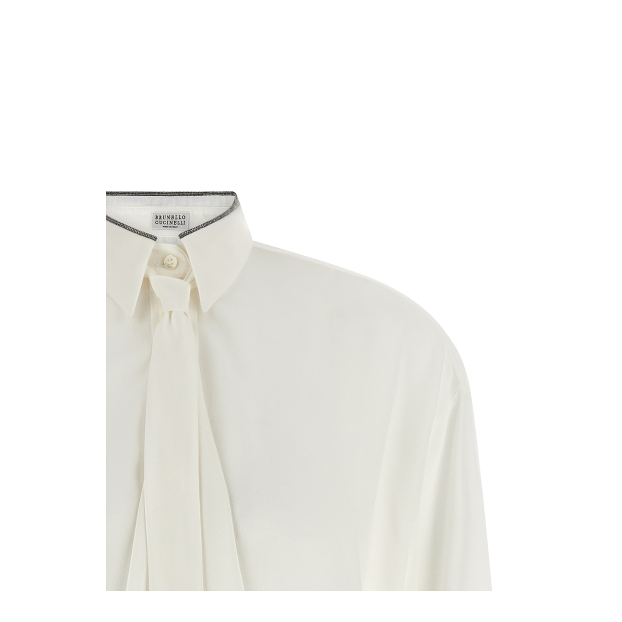 MAYFEYR - Brunello Cucinelli - Shiny Collar Shirt - MP993M3A26C600
