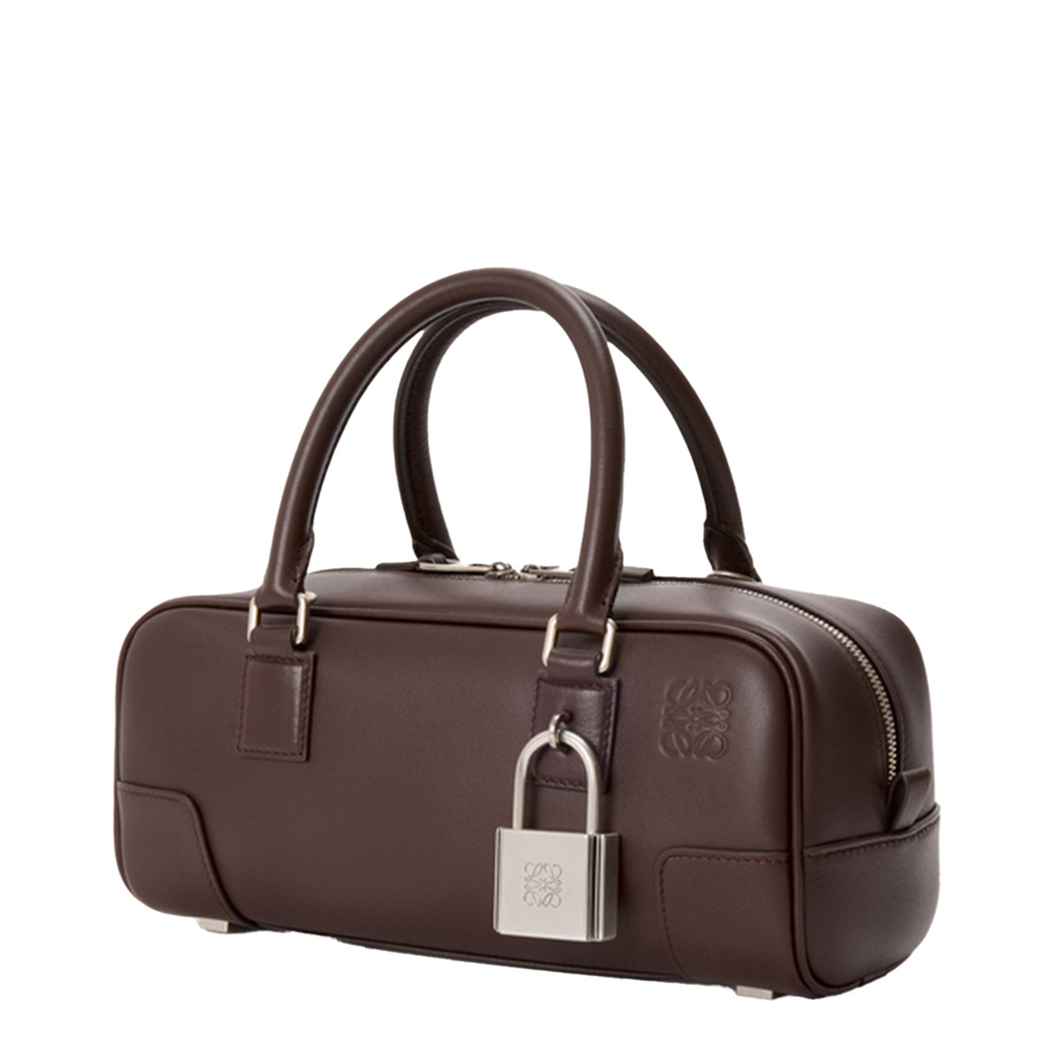 Amazona 23 Cropped Leather Shoulder Bag - Brown