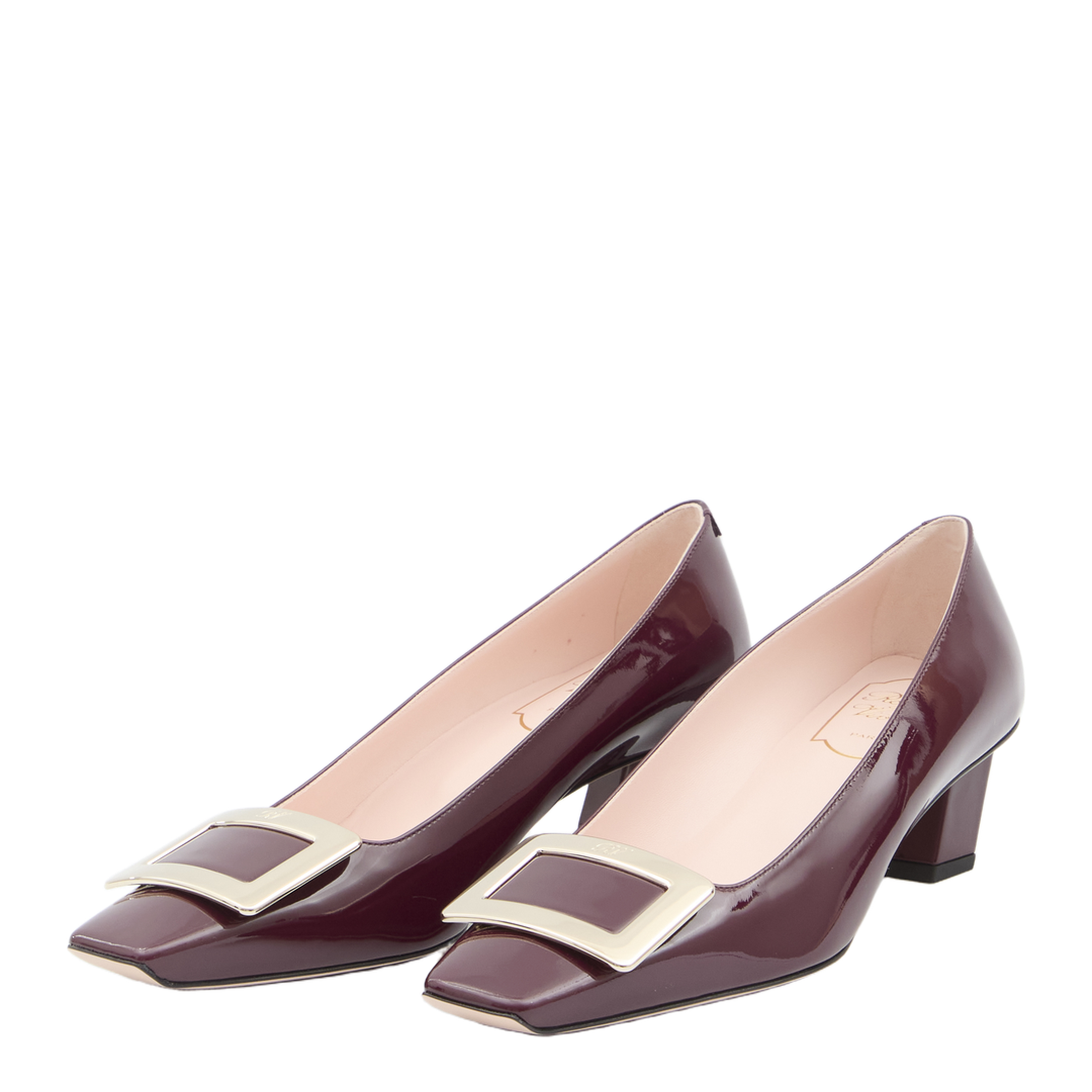 With Heel Bordeaux