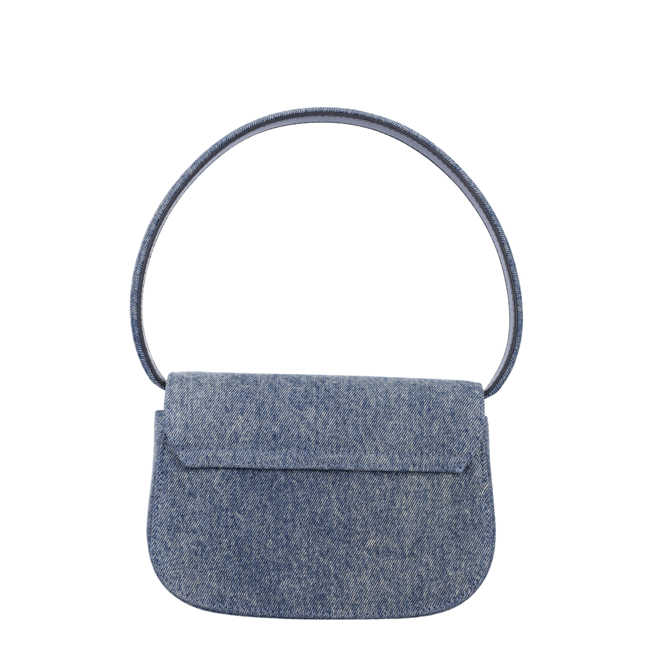 1DR Denim Shoulder Bag - Clear Blue