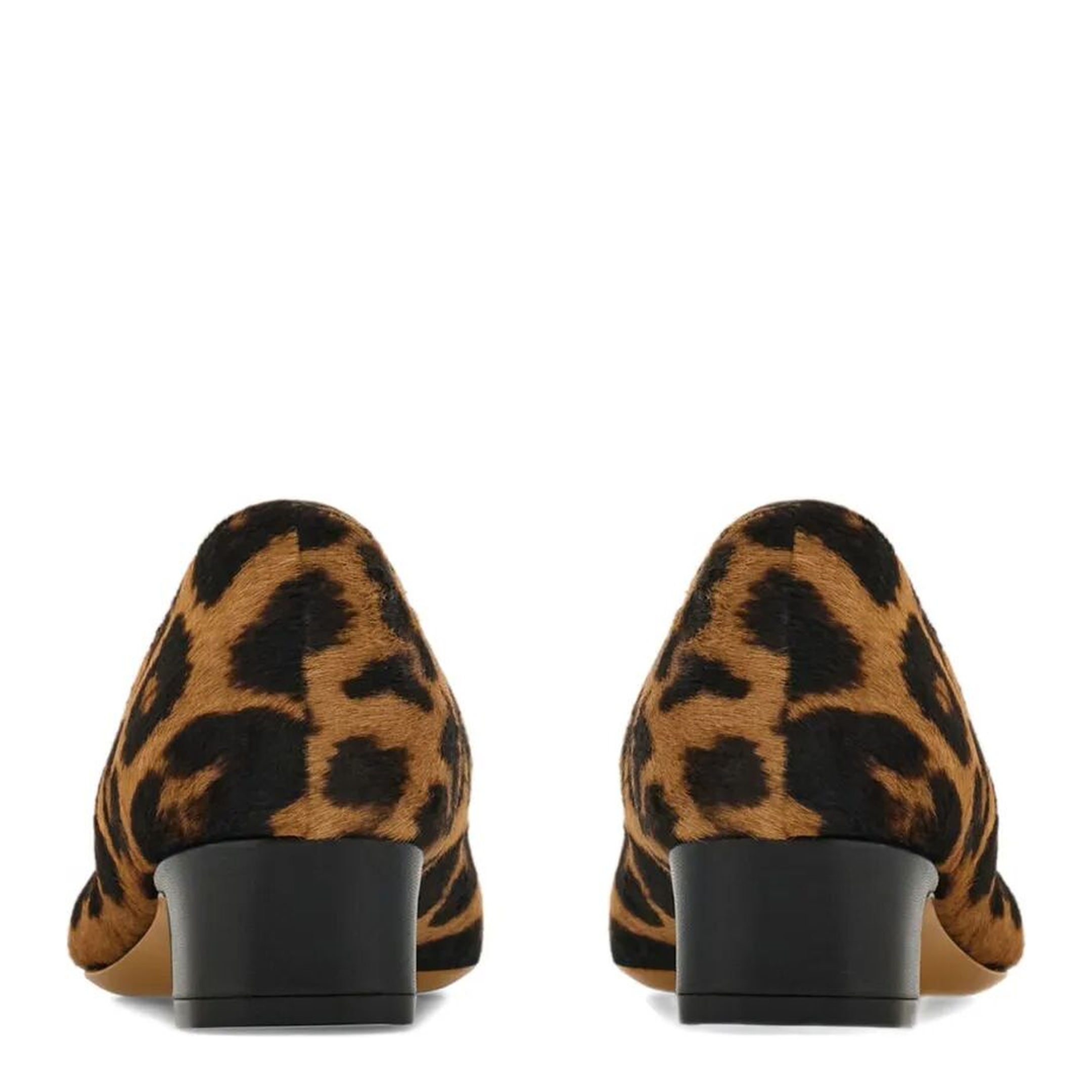 MAYFEYR - Ferragamo - Horsehair Printed Pirri Pony Décolleté - 01K5560785564NATURALENERO