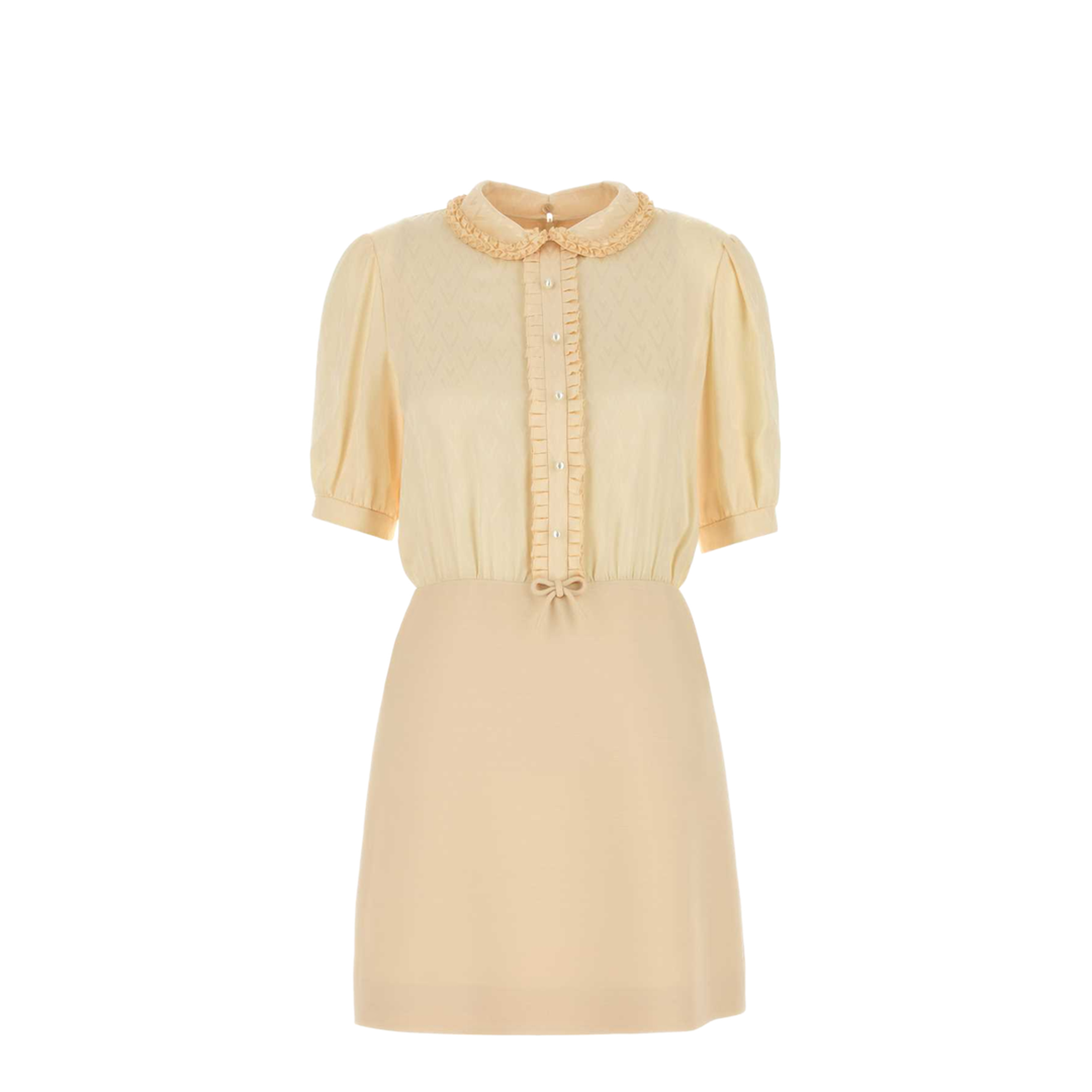 Crepe Couture Short Dress