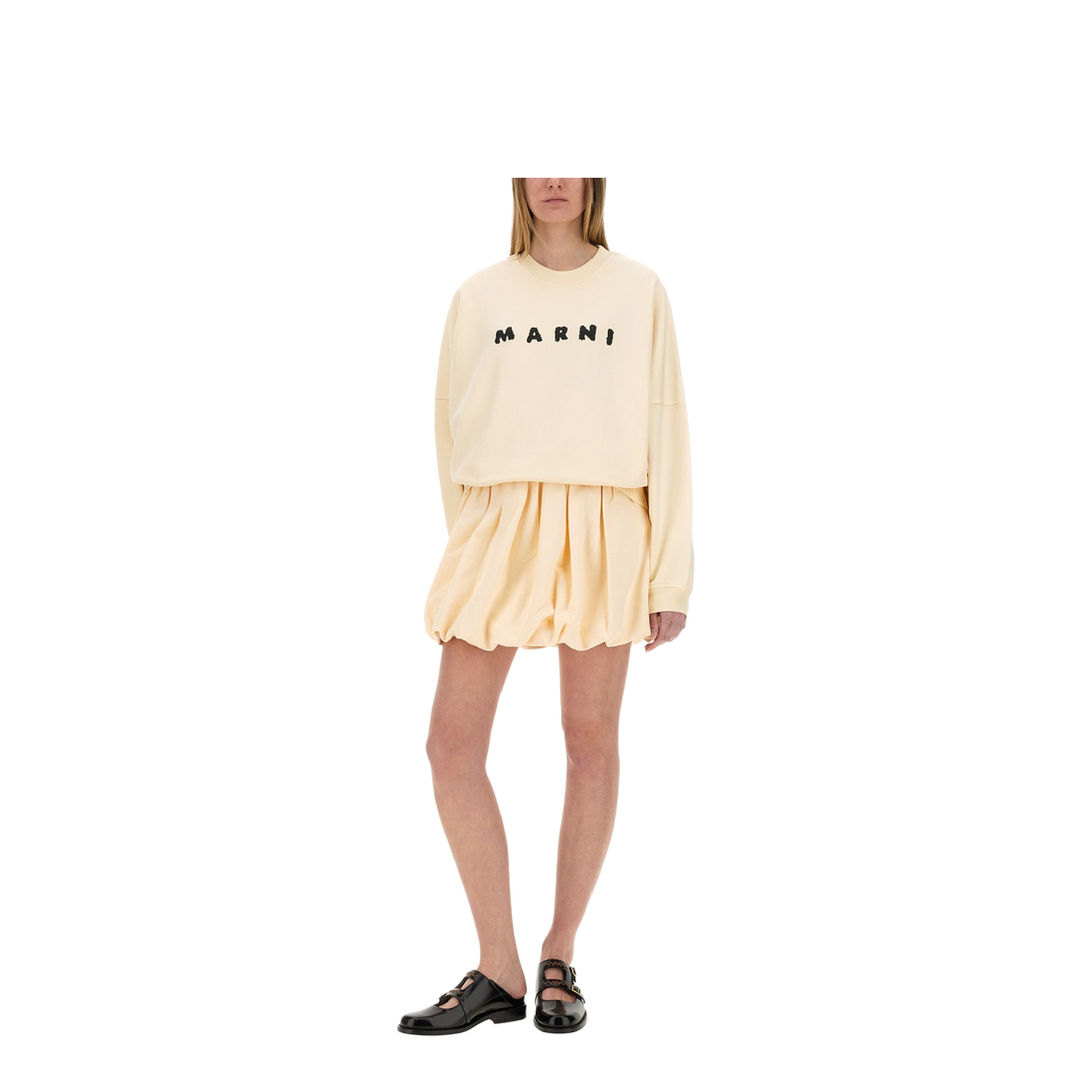 MAYFEYR - Marni - Cotton Sweatshirt With Print - FLJE0185P7USCX43SLW06