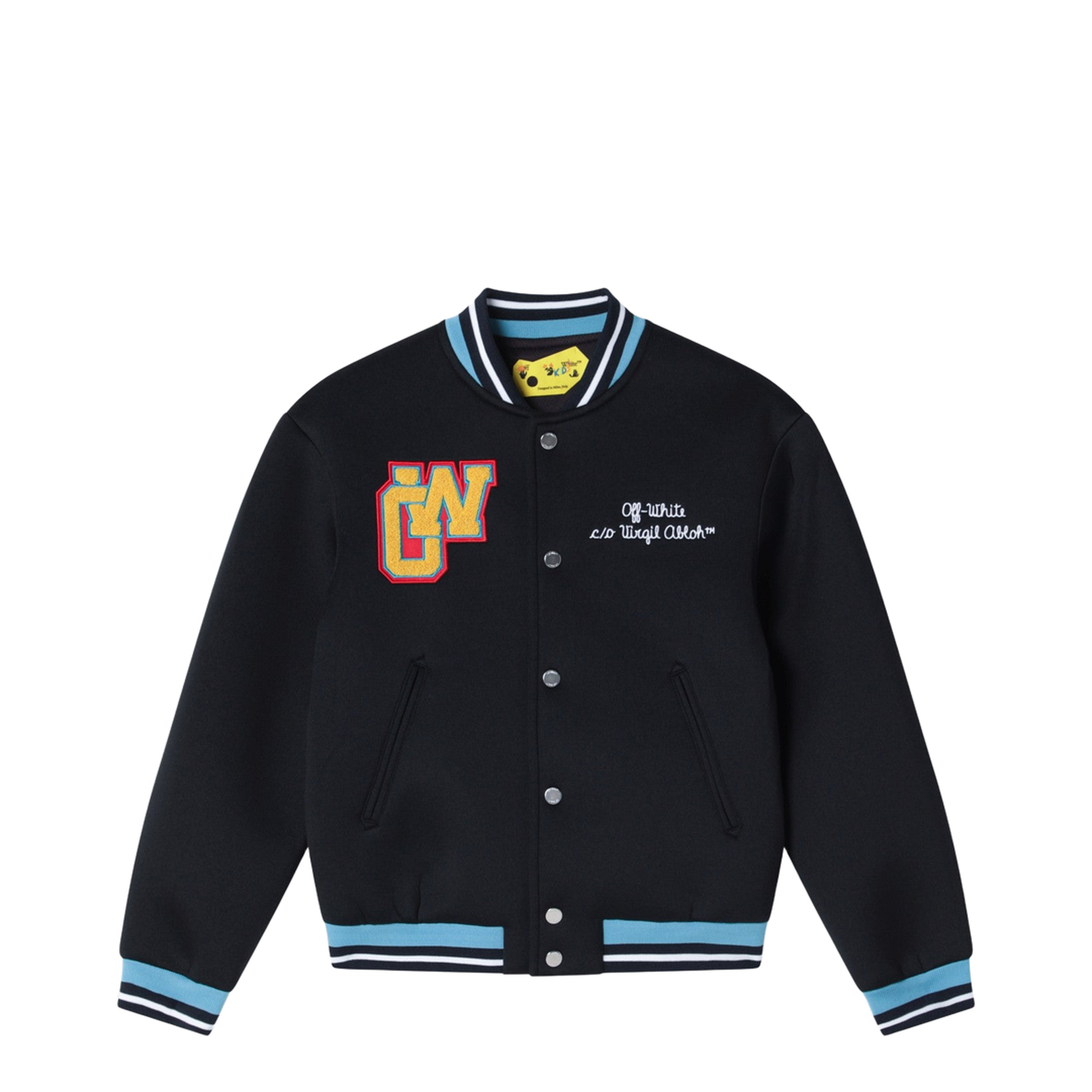 MAYFEYR - - Black Bomber Jacket With Logo Embroidery - OBEH001S26-BFAB0010001