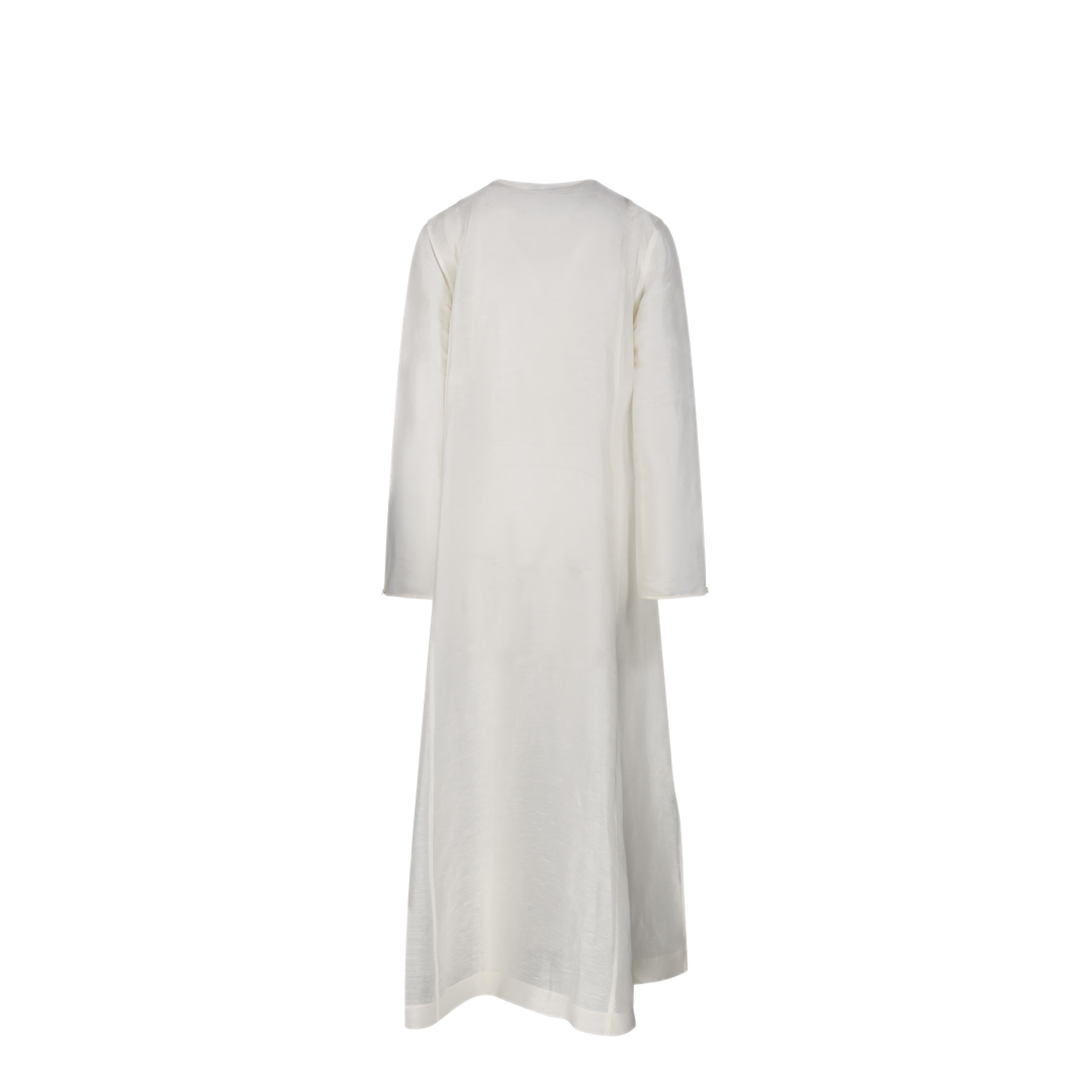 Ivory Linen Blend Caftan