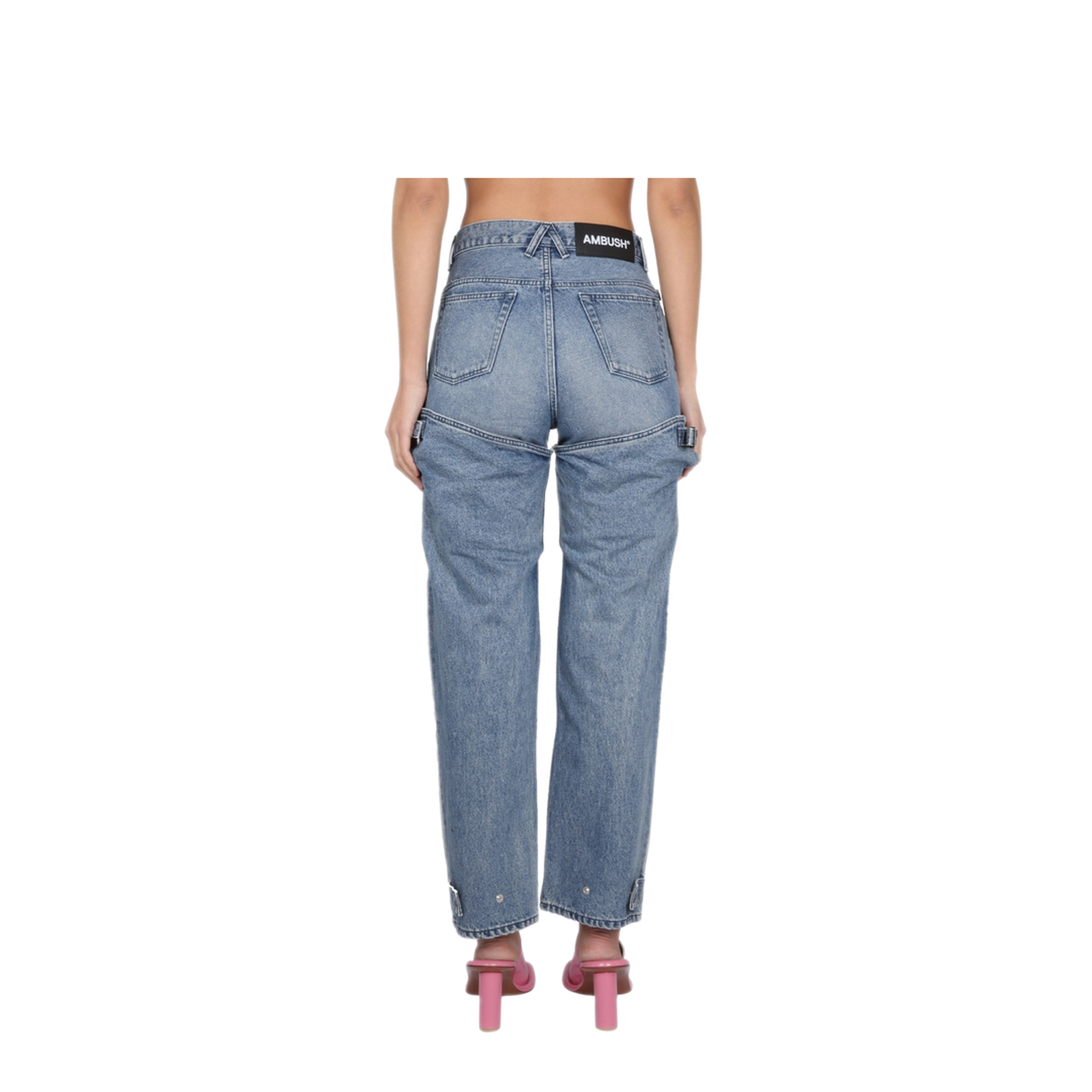 MAYFEYR - AMBUSH - Five Pocket Jeans - BWYB008S23DEN0014900