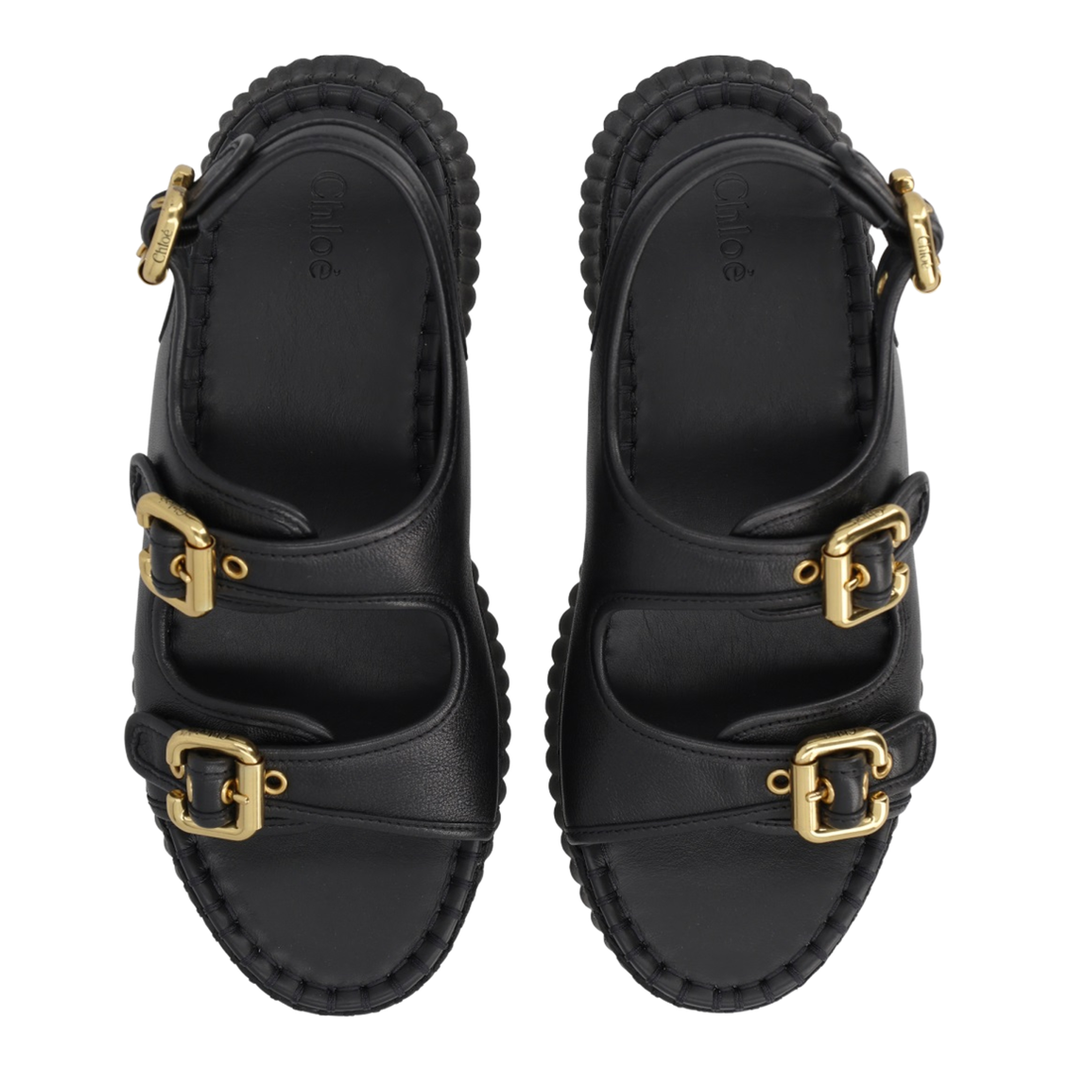 Nama Sandal With Wedge in Black