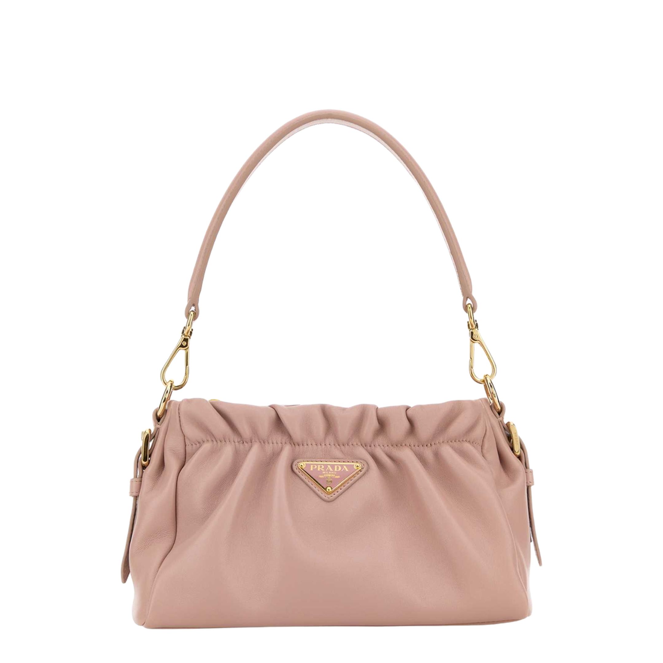 Pink Nappa Leather Handbag
