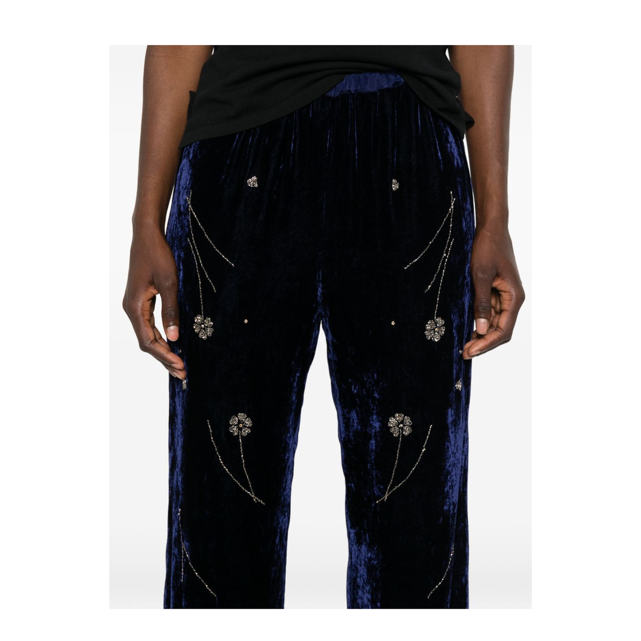 MAYFEYR - Forte Forte - Trousers Navy - 15046MYPANTSNOTTE