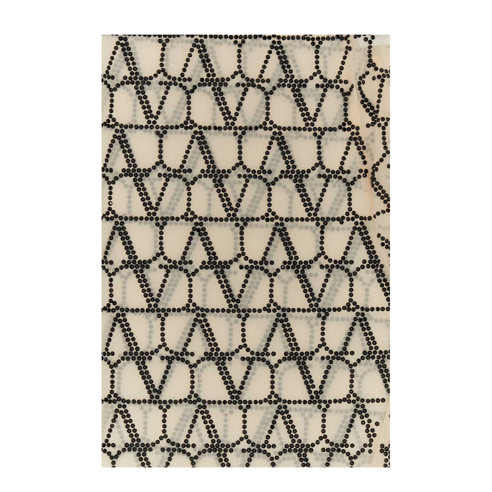 Embroidered Toile Iconographe tulle strass jersey collant