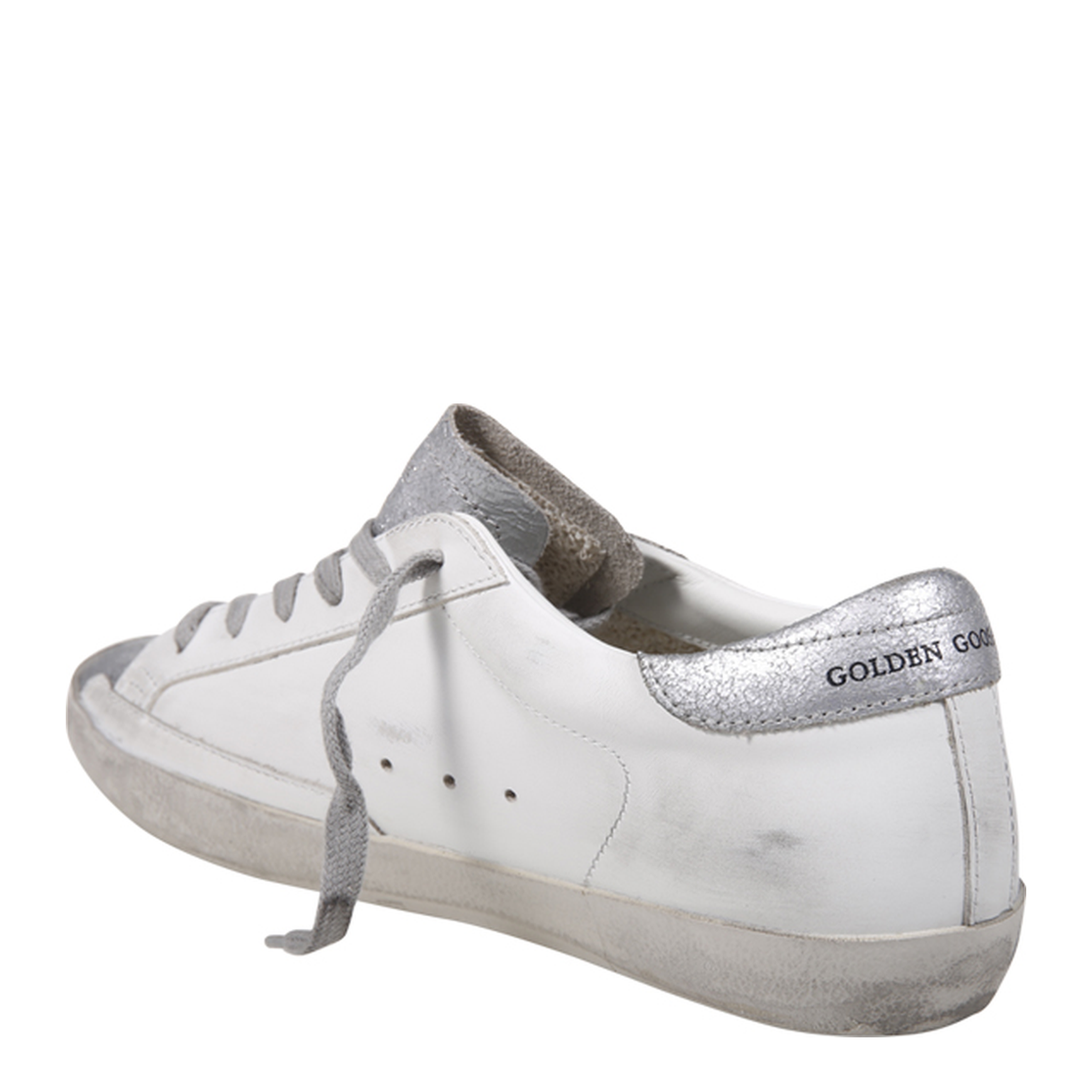 Super-Star Leather Upper and List Suede Star Laminated Suede Toe and Heel