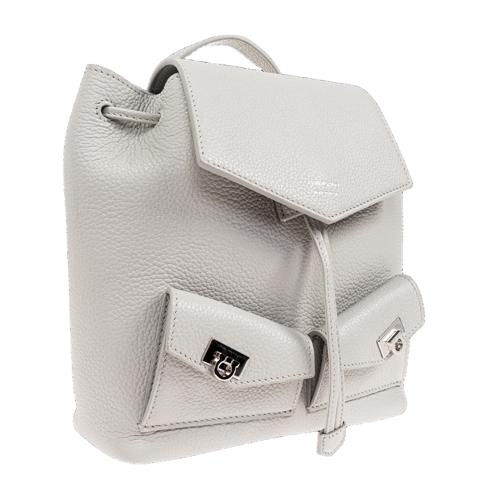 Leather backpack