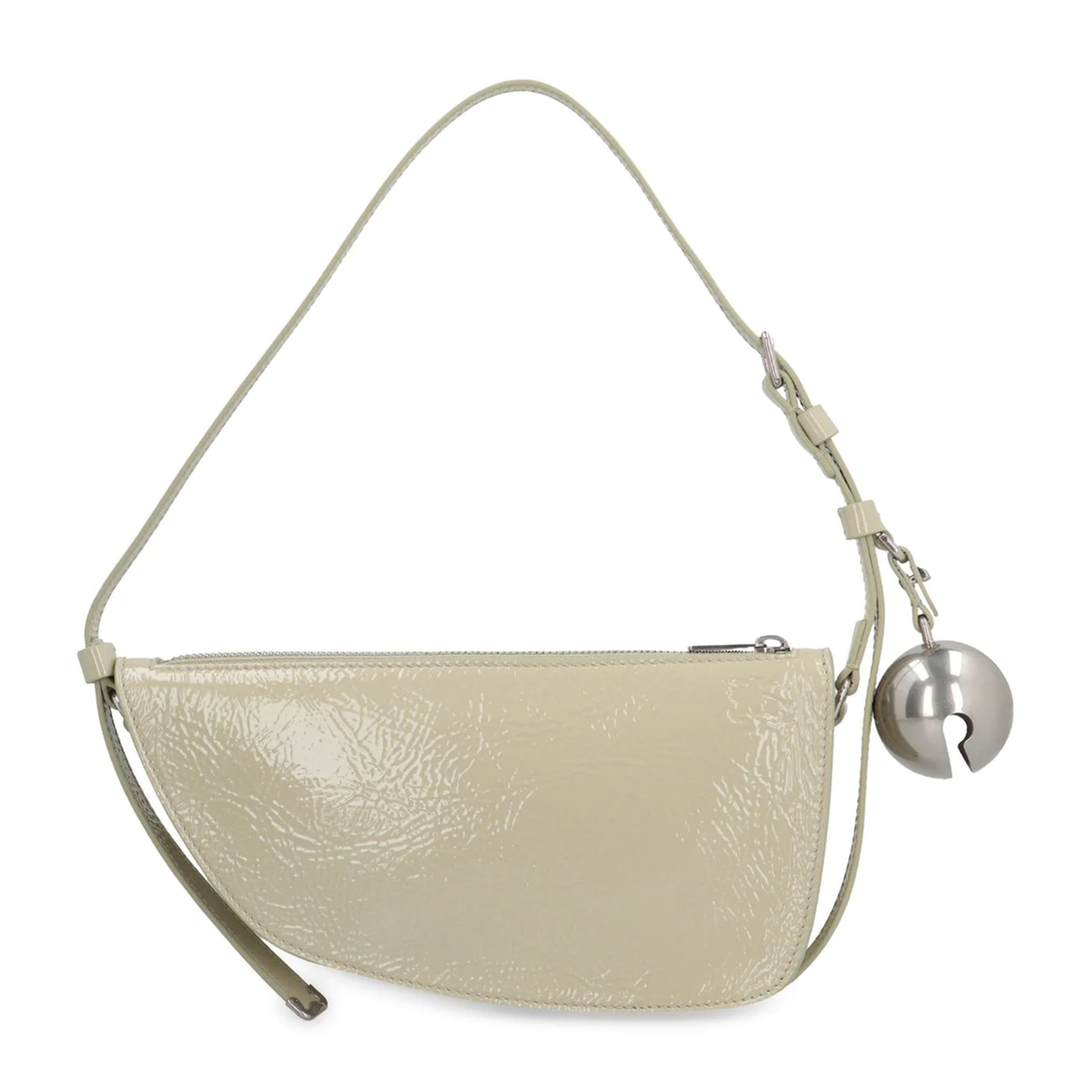 Small Shield Leather Shoulder Bag