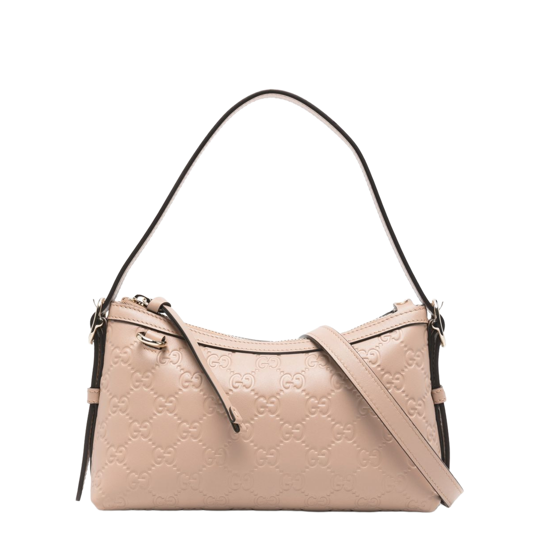 Powder Leather Shoulder Bag
