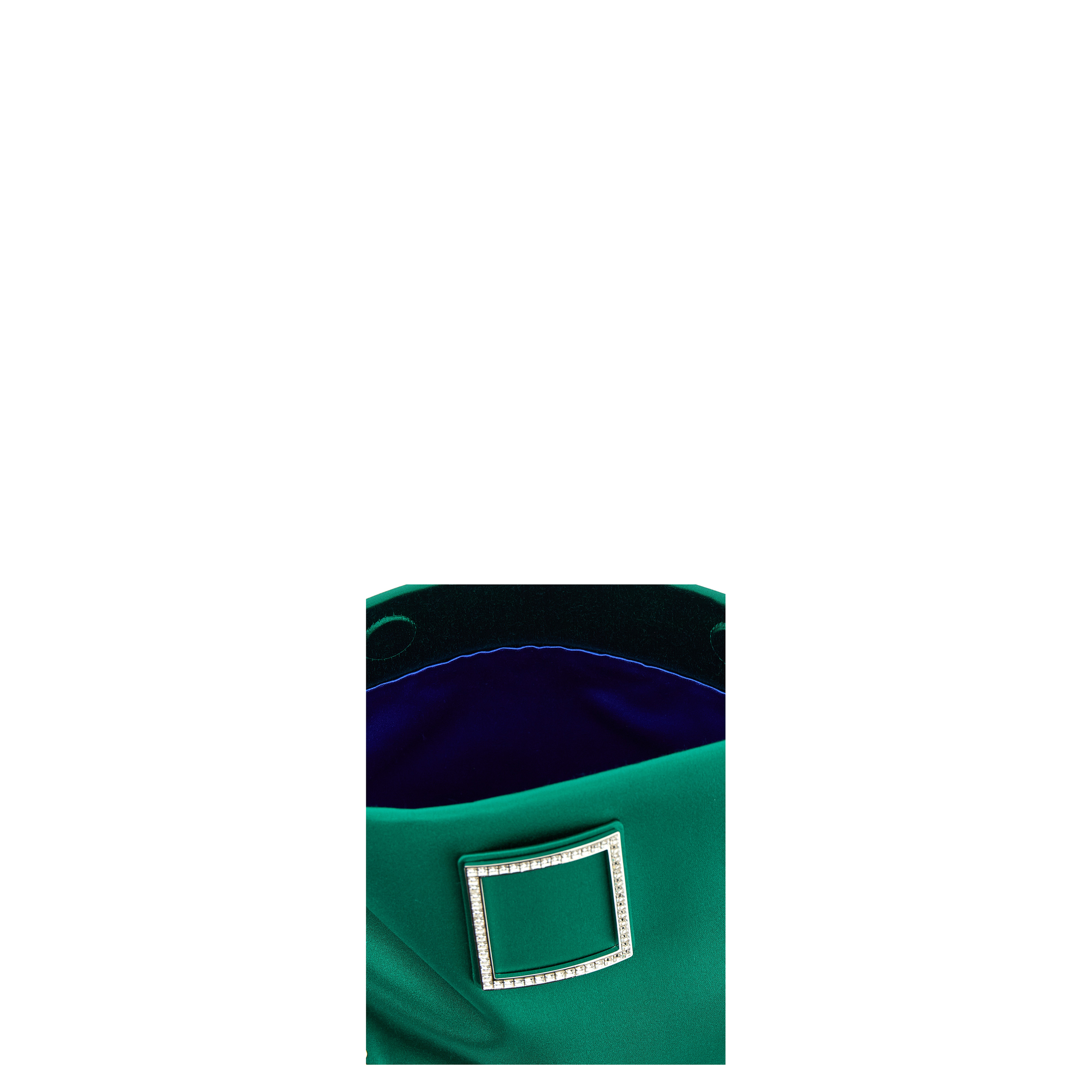 Trompette Clutch in Satin