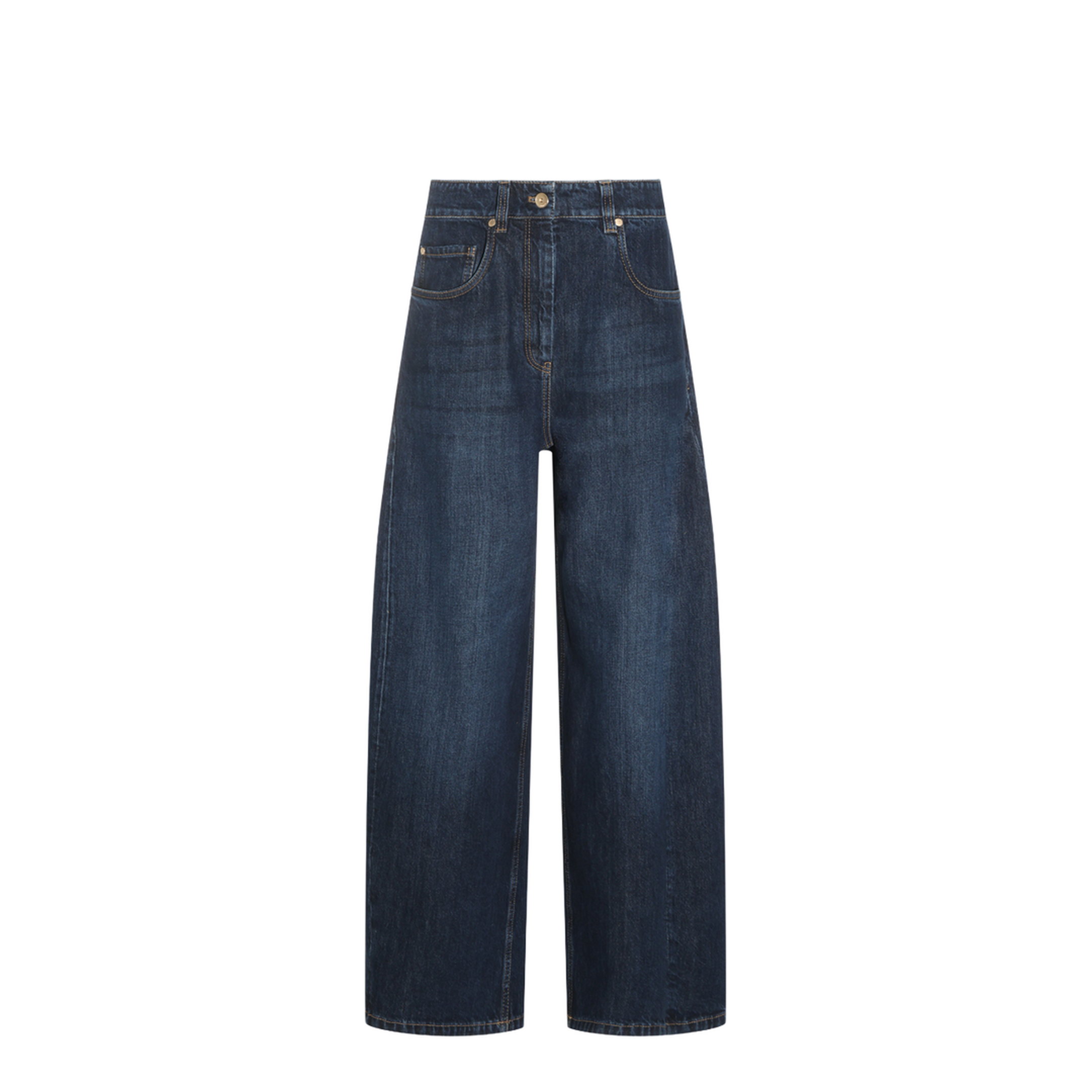Wide Barrel Full Length Jeans