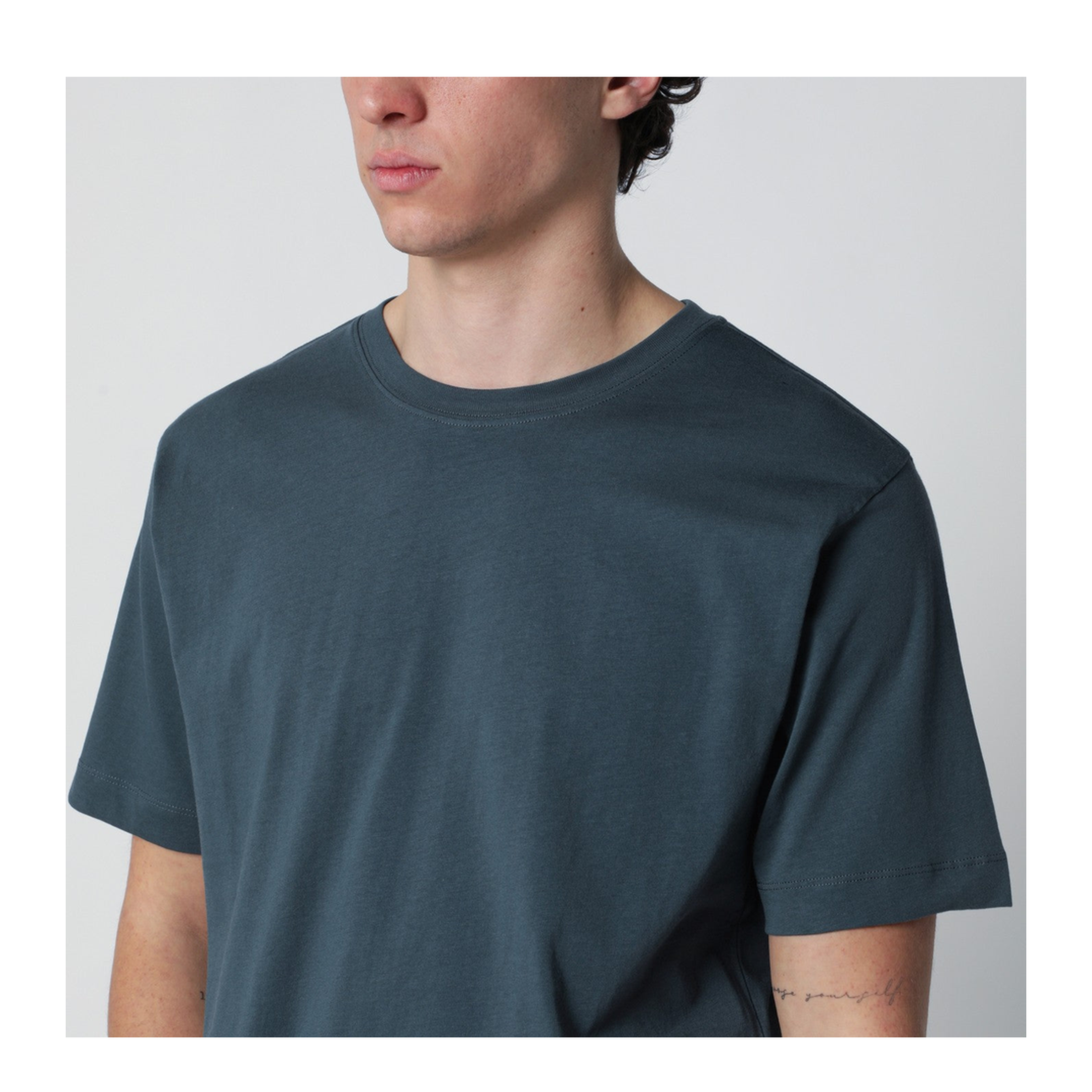 MAYFEYR - Dries Van Noten - Petrol Green Cotton T-Shirt - 211003600508