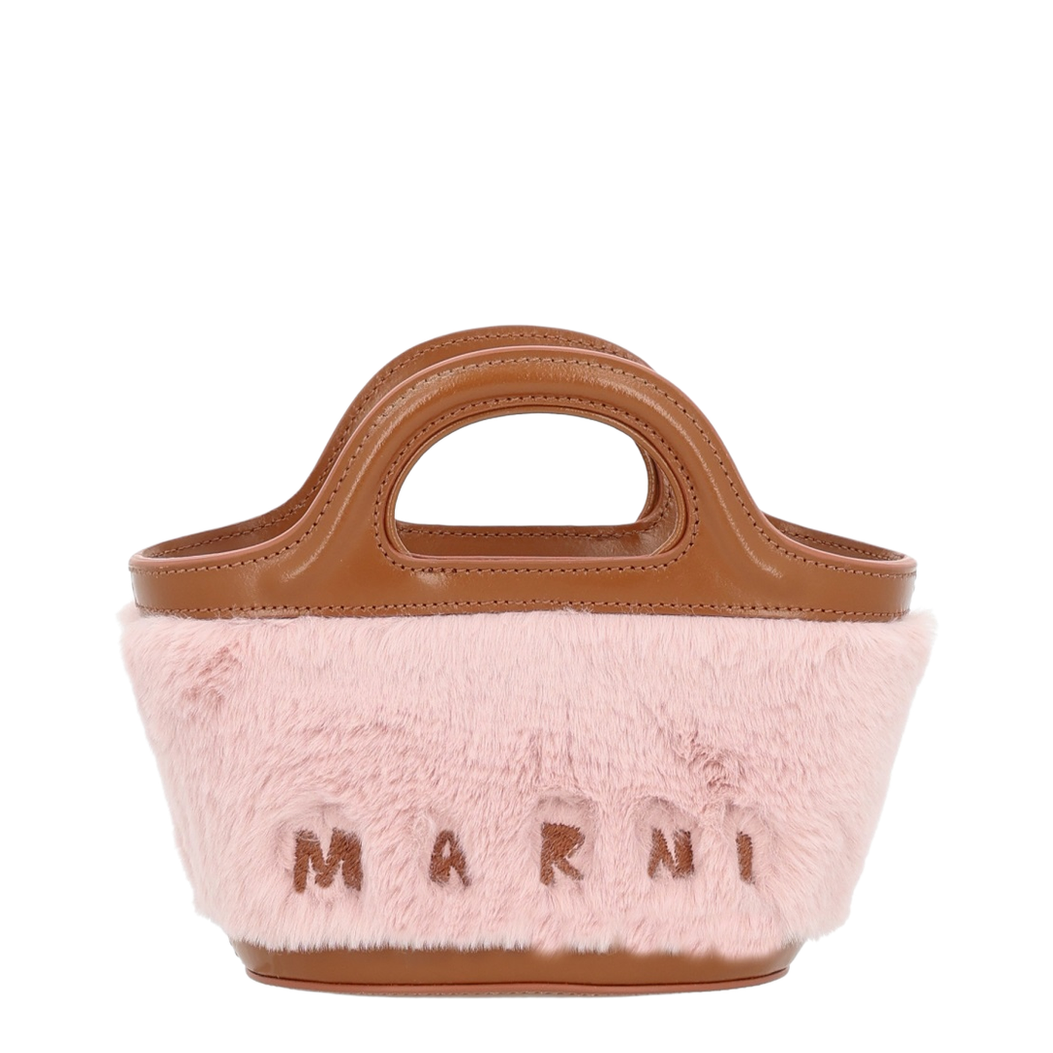 Trimmed Leather Mini Bag