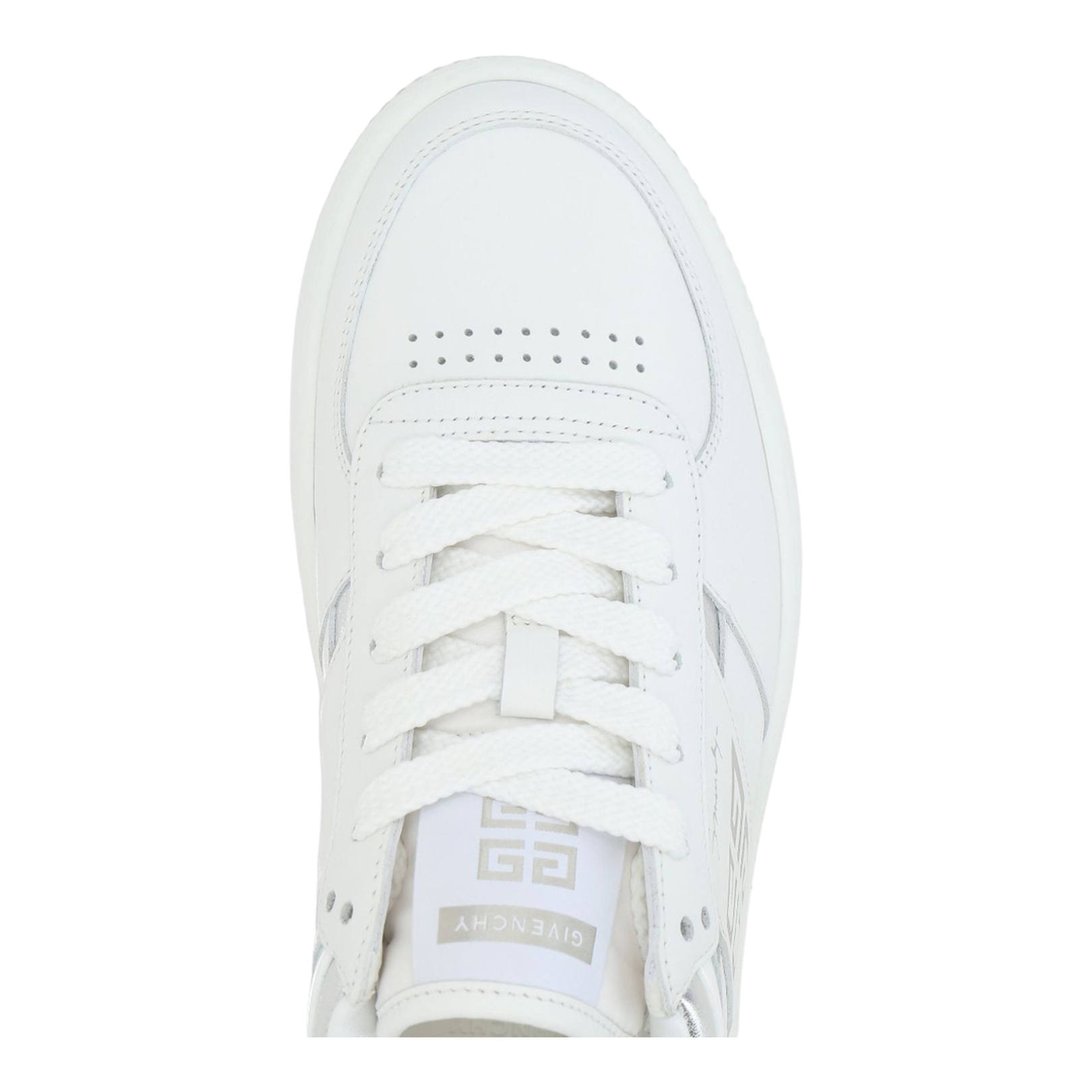 White Low-Top Sneakers