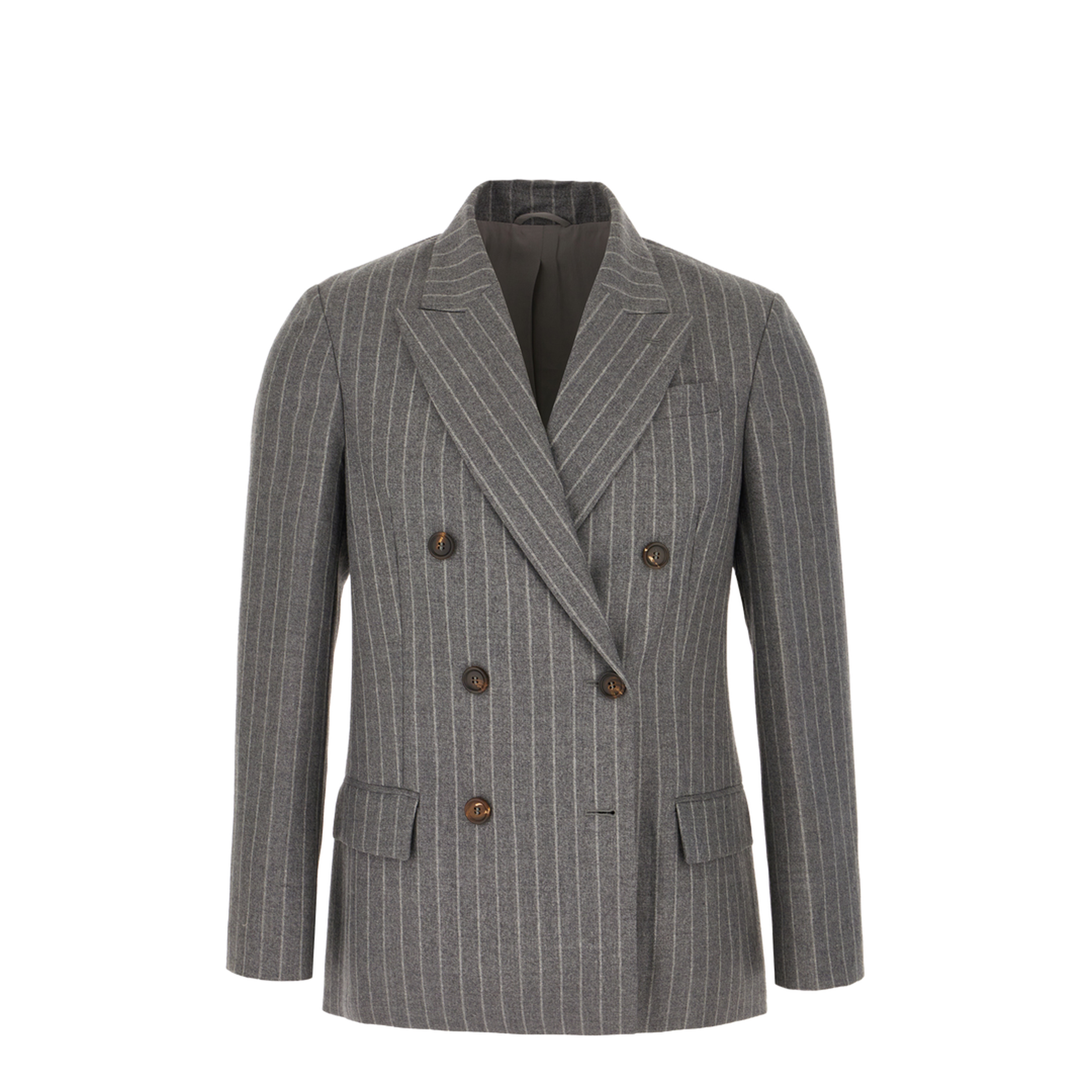 Embroidered Wool Blazer