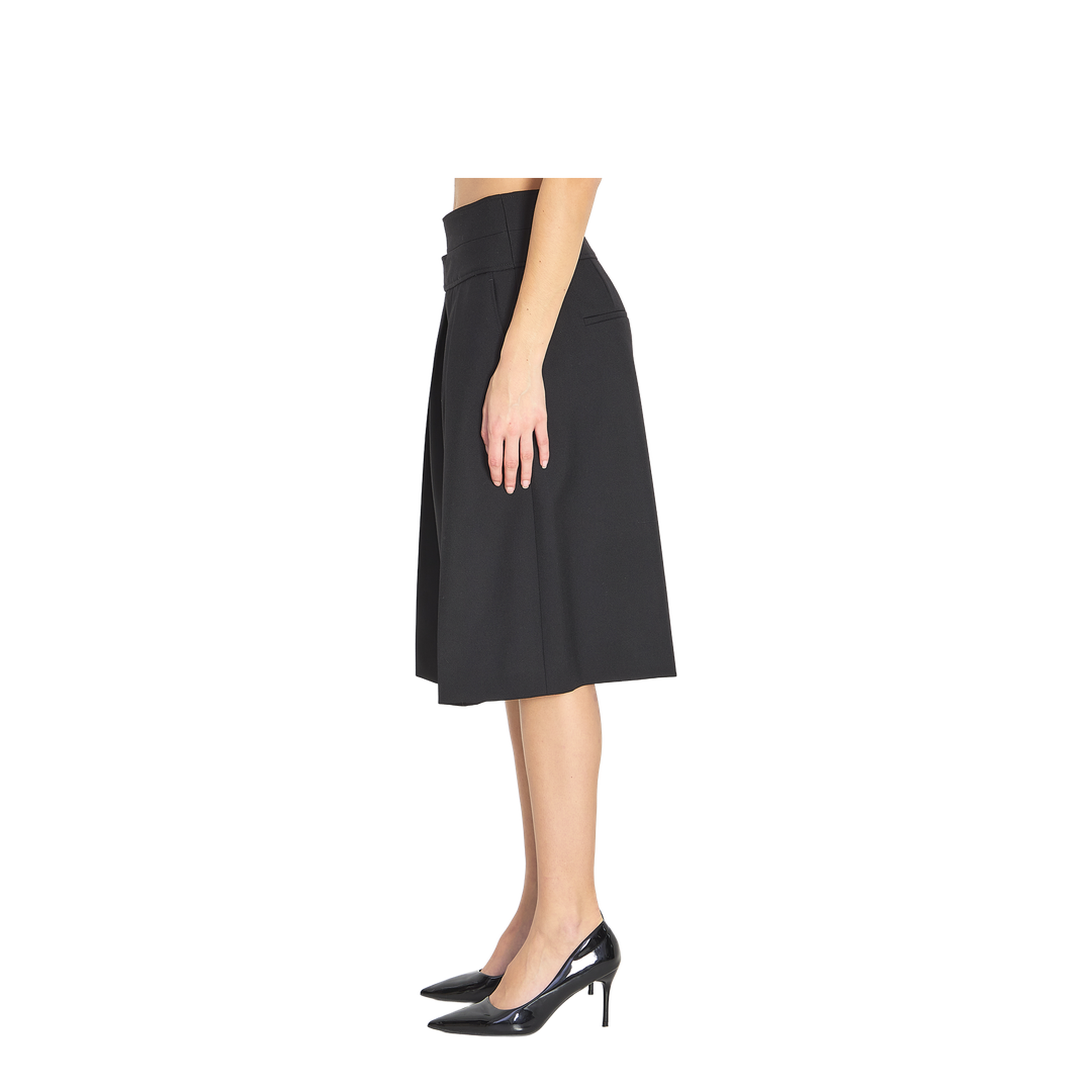 Bermuda Shorts with Double Belt