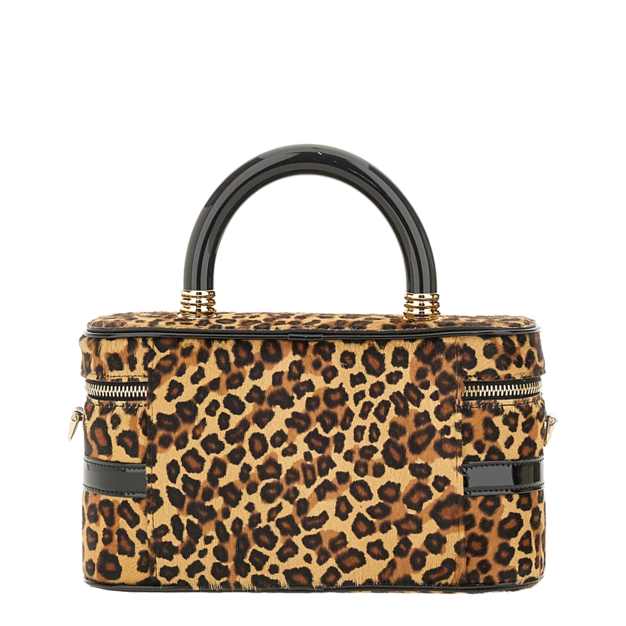 Belle Vivier Mini Haircalf Vanity Bag - Multicolor