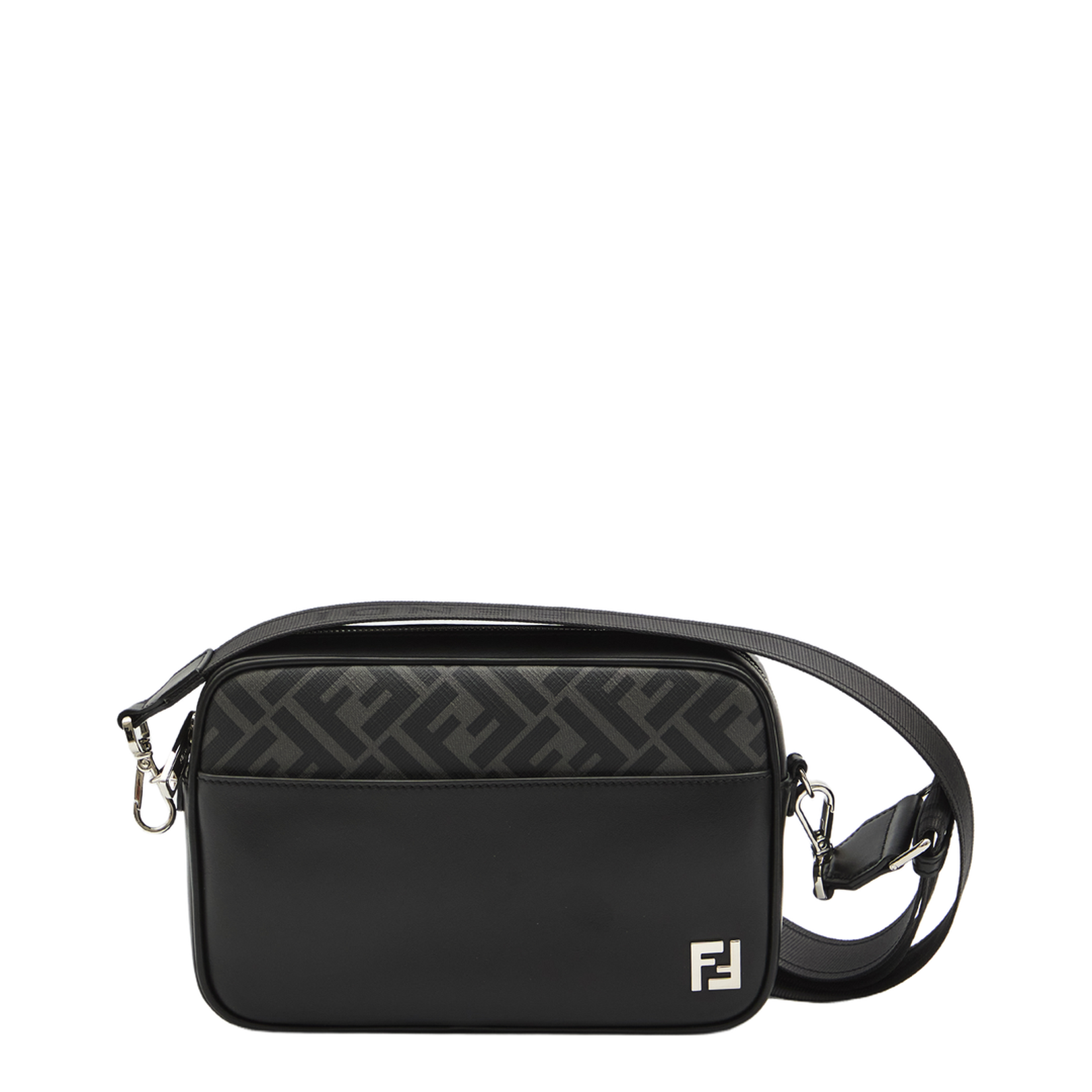 Squared Camera Case Fabric Black