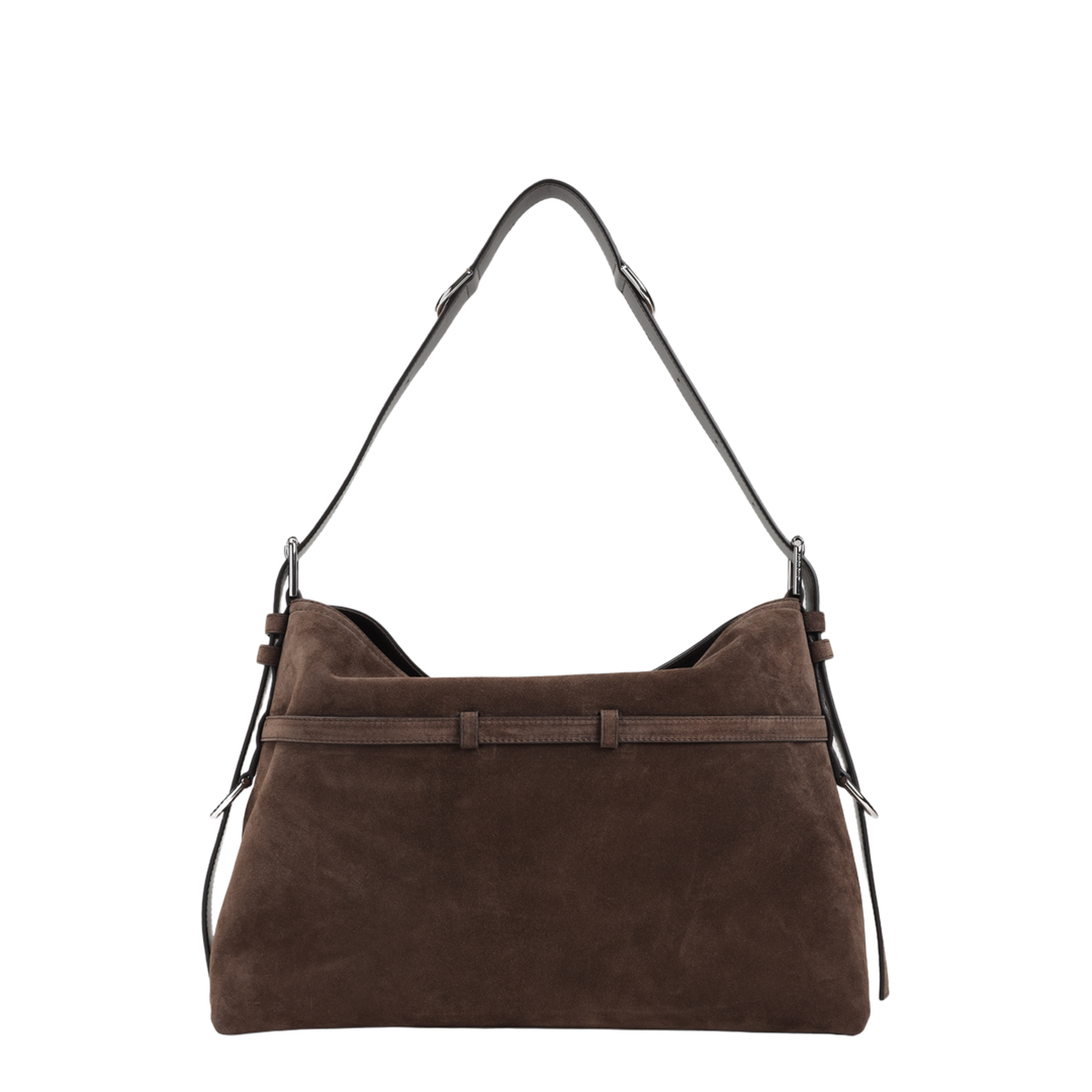 Medium Voyou Shoulder Bag Ebony Brown