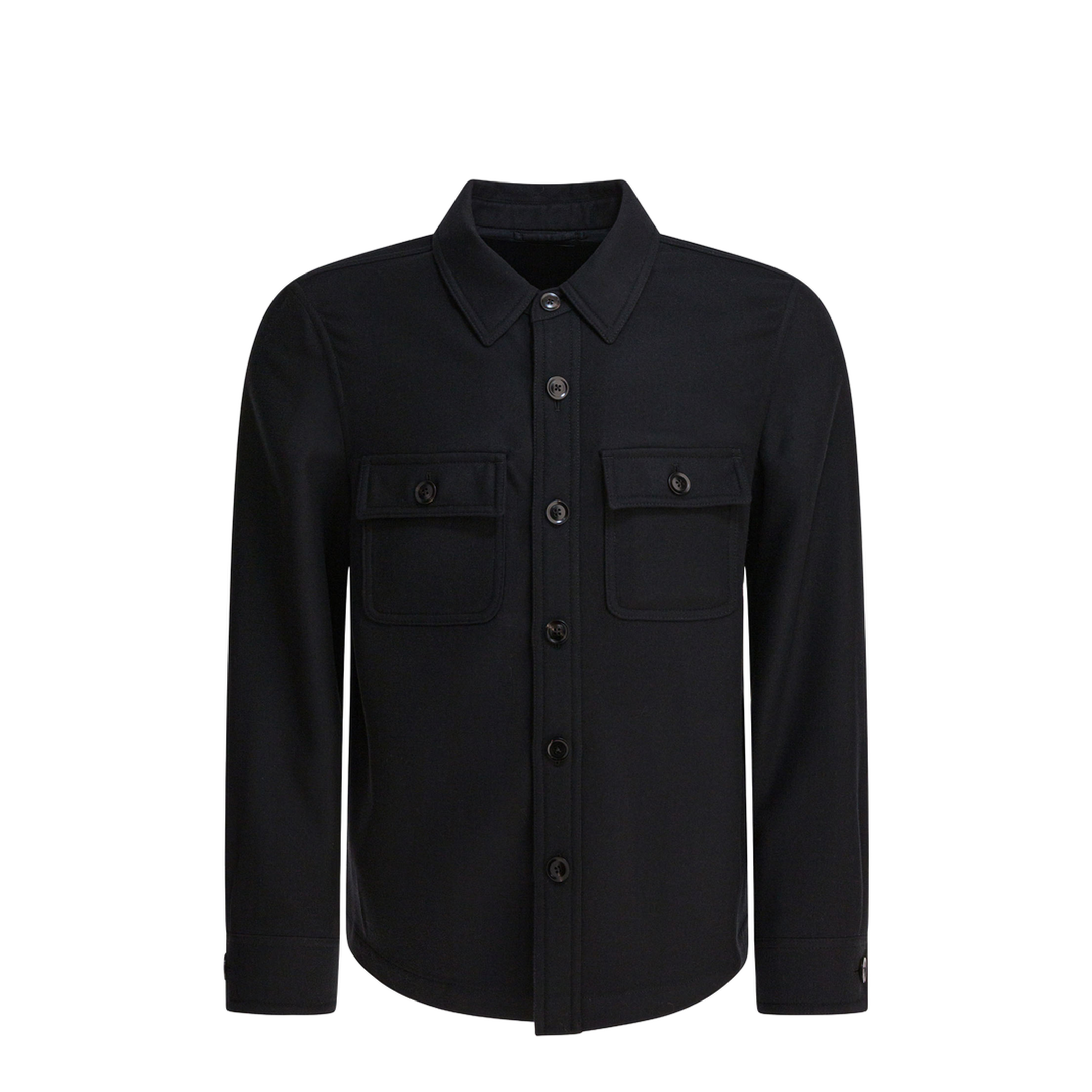 MAYFEYR - Tom Ford - Wool And Silk Overshirt Jacket - OJS016FMW063LB999