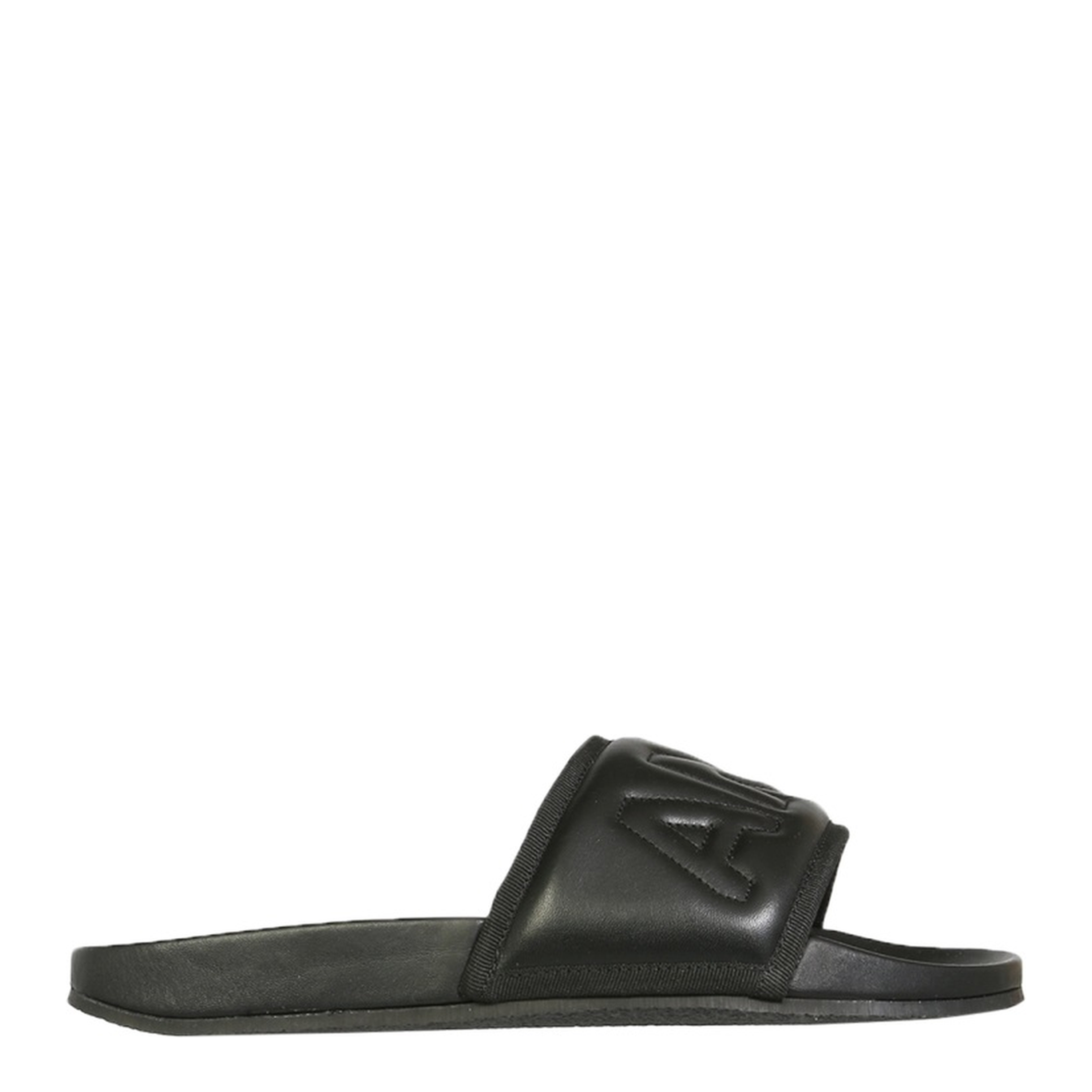 MAYFEYR - AMBUSH - Leather Slide Sandals - BMIC001S21LEA0011010