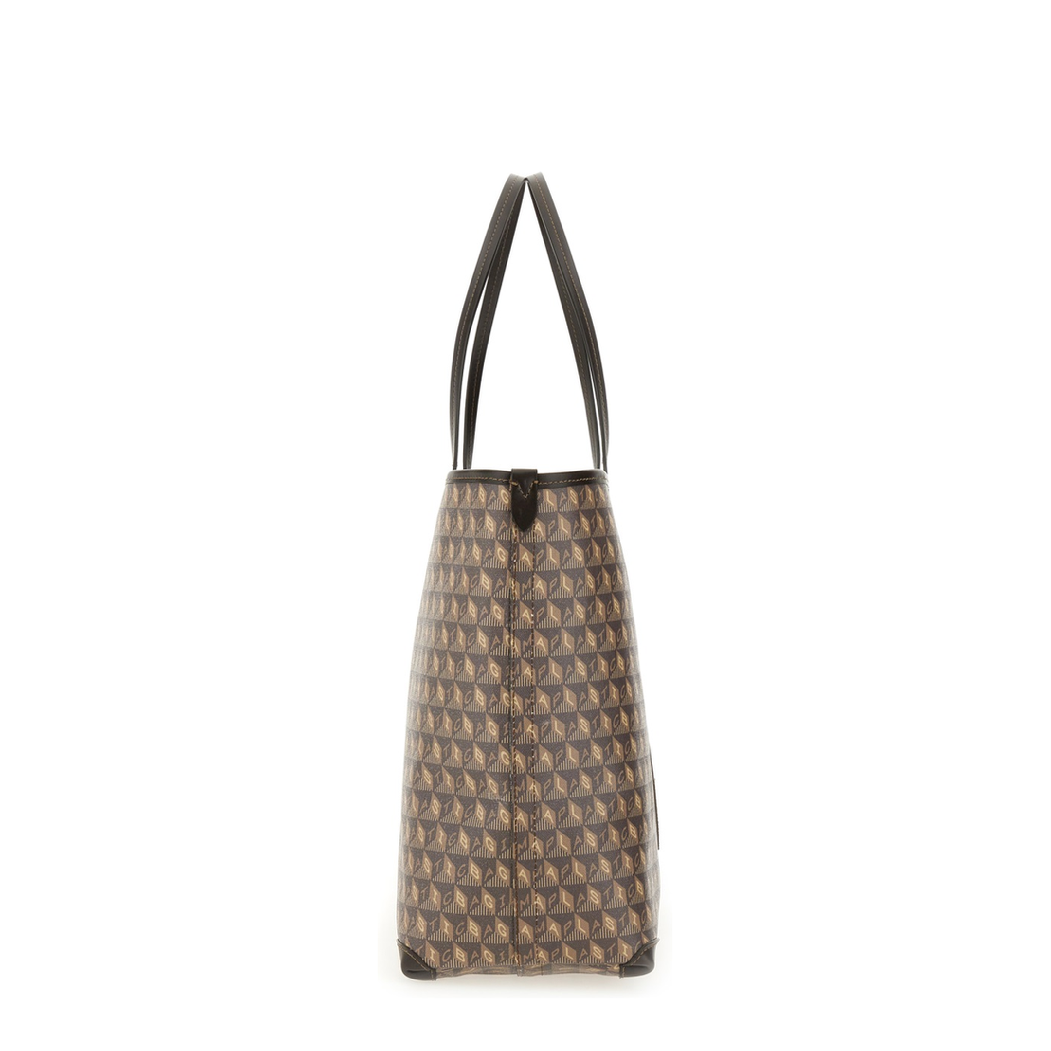 Patterned Top-Handle Shoulder Bag