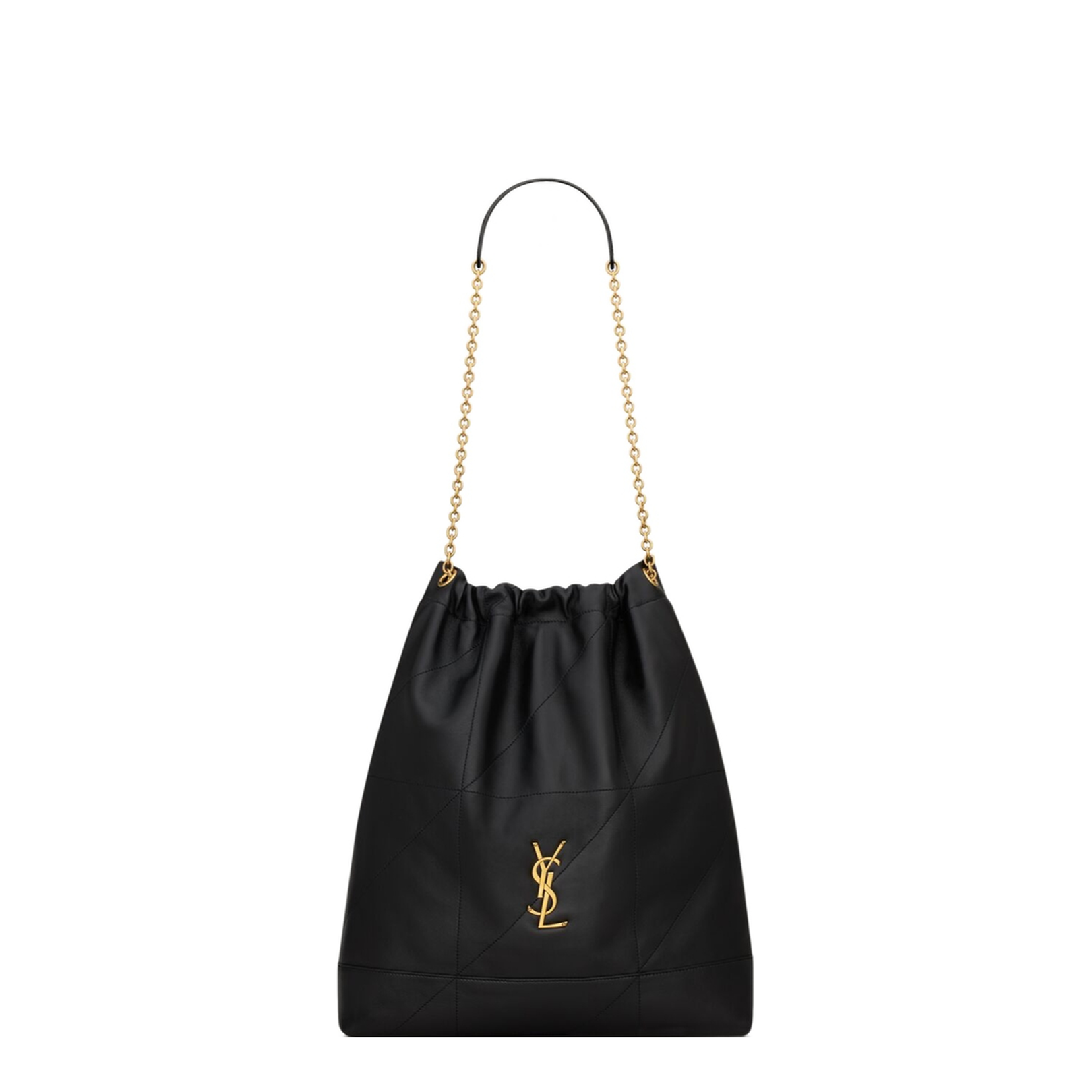 Jamie Large Nappa Bucket Bags - Black