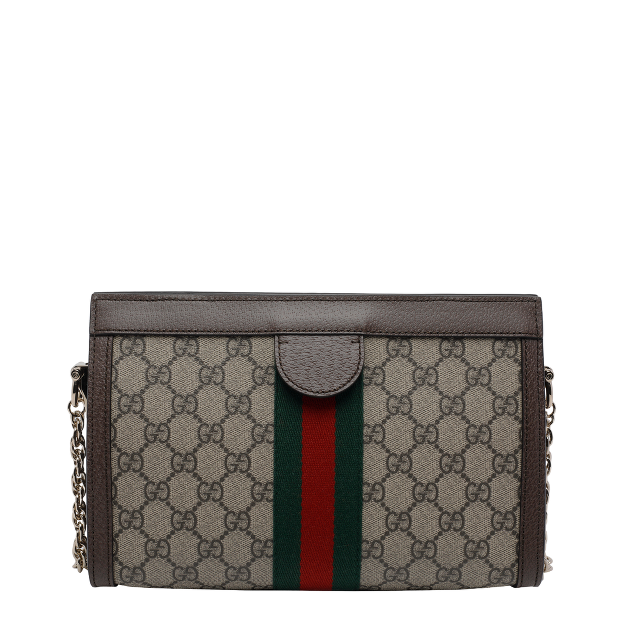 Ophidia Medium Shoulder Bag - Beige/Brown