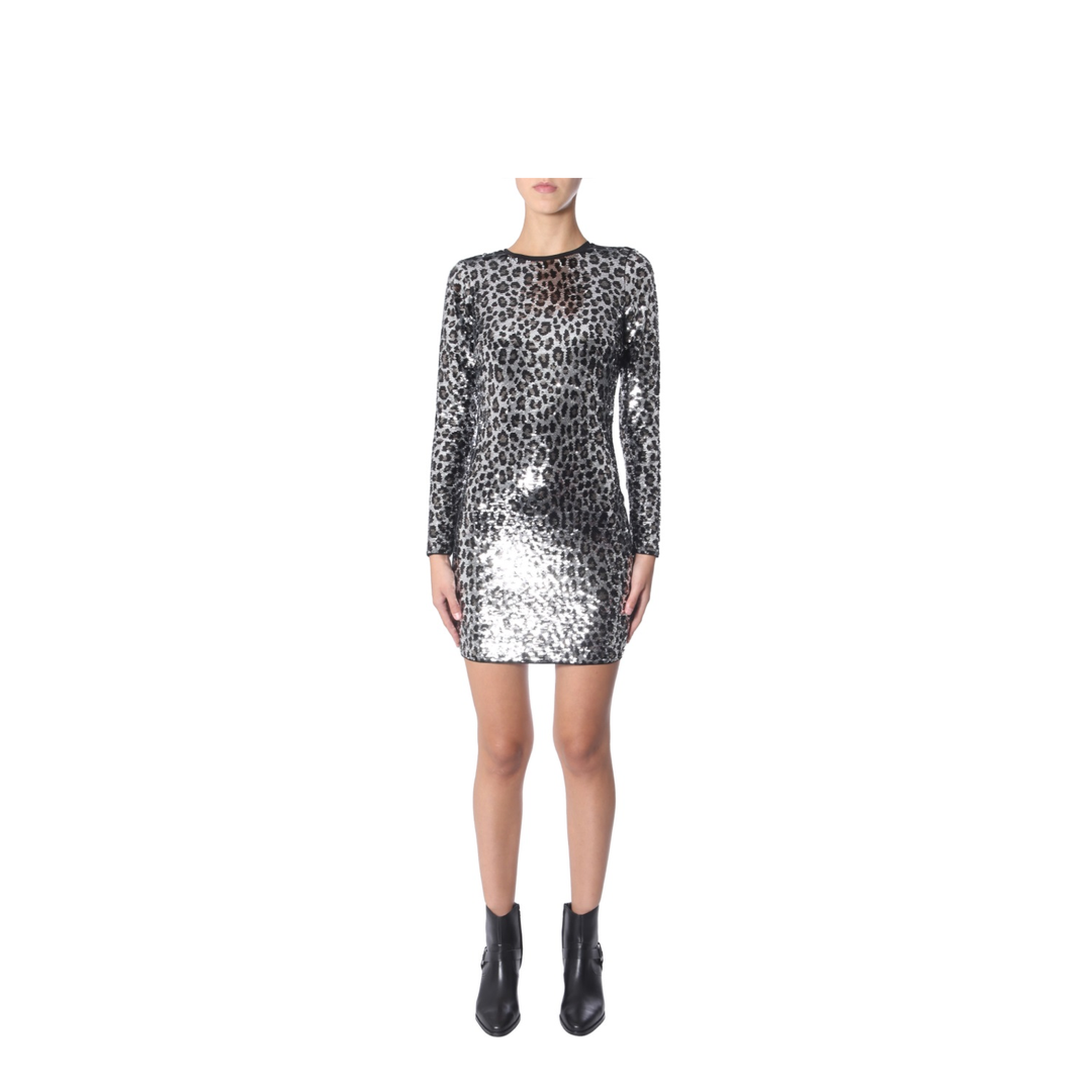 MAYFEYR - MICHAEL BY MICHAEL KORS - Leopard Dress - MF98Z4LCJE033GUNMETAL