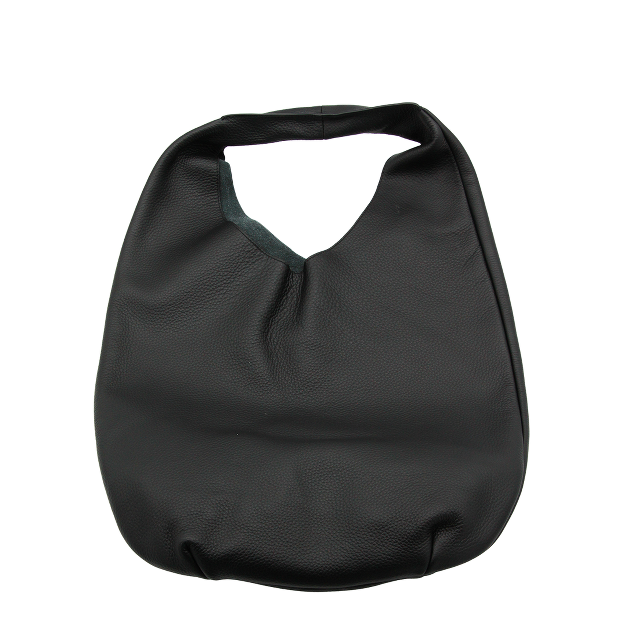 Le Neige Cowhide Leather Tote Bag - Noir