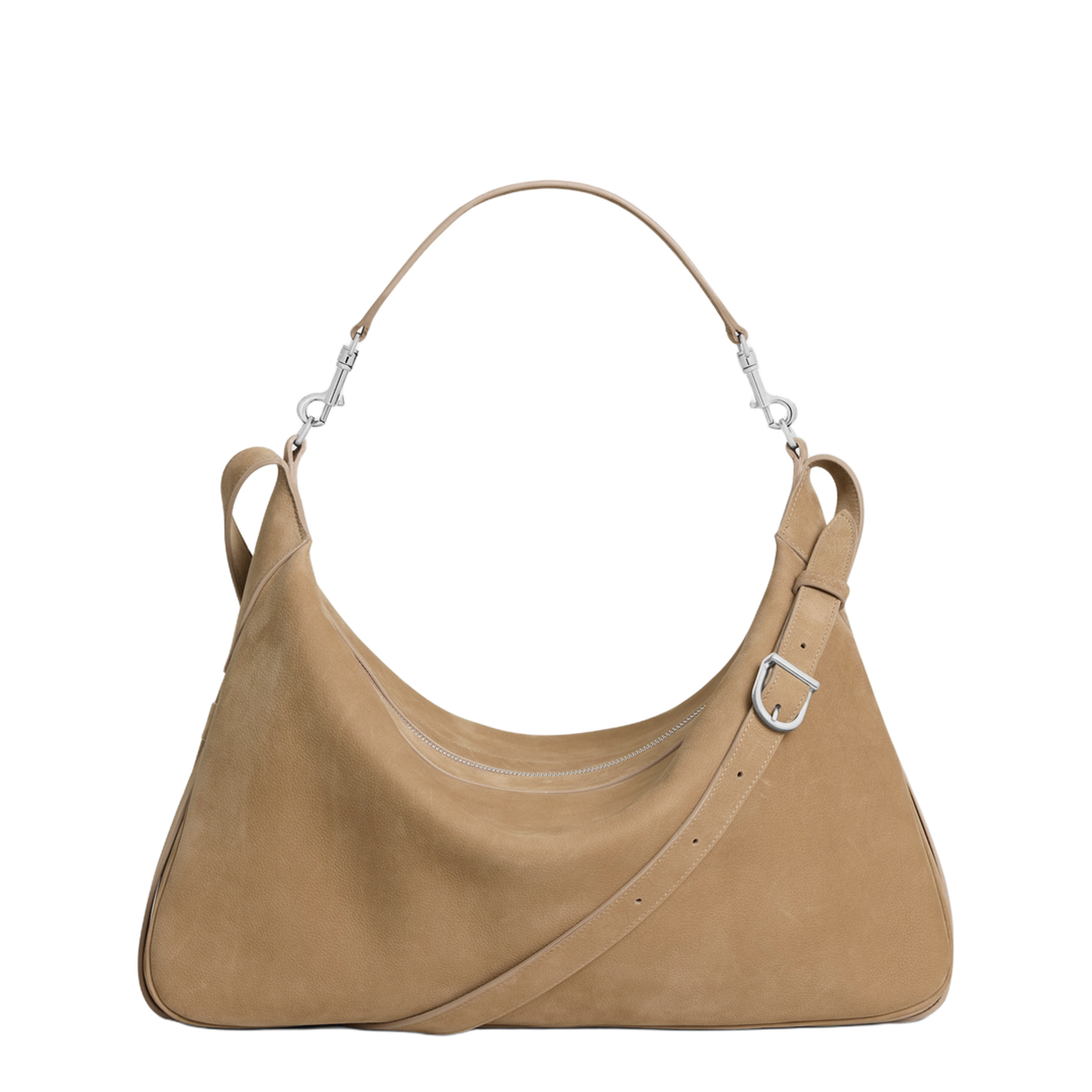 Large Romy In Nubuck Calfskin