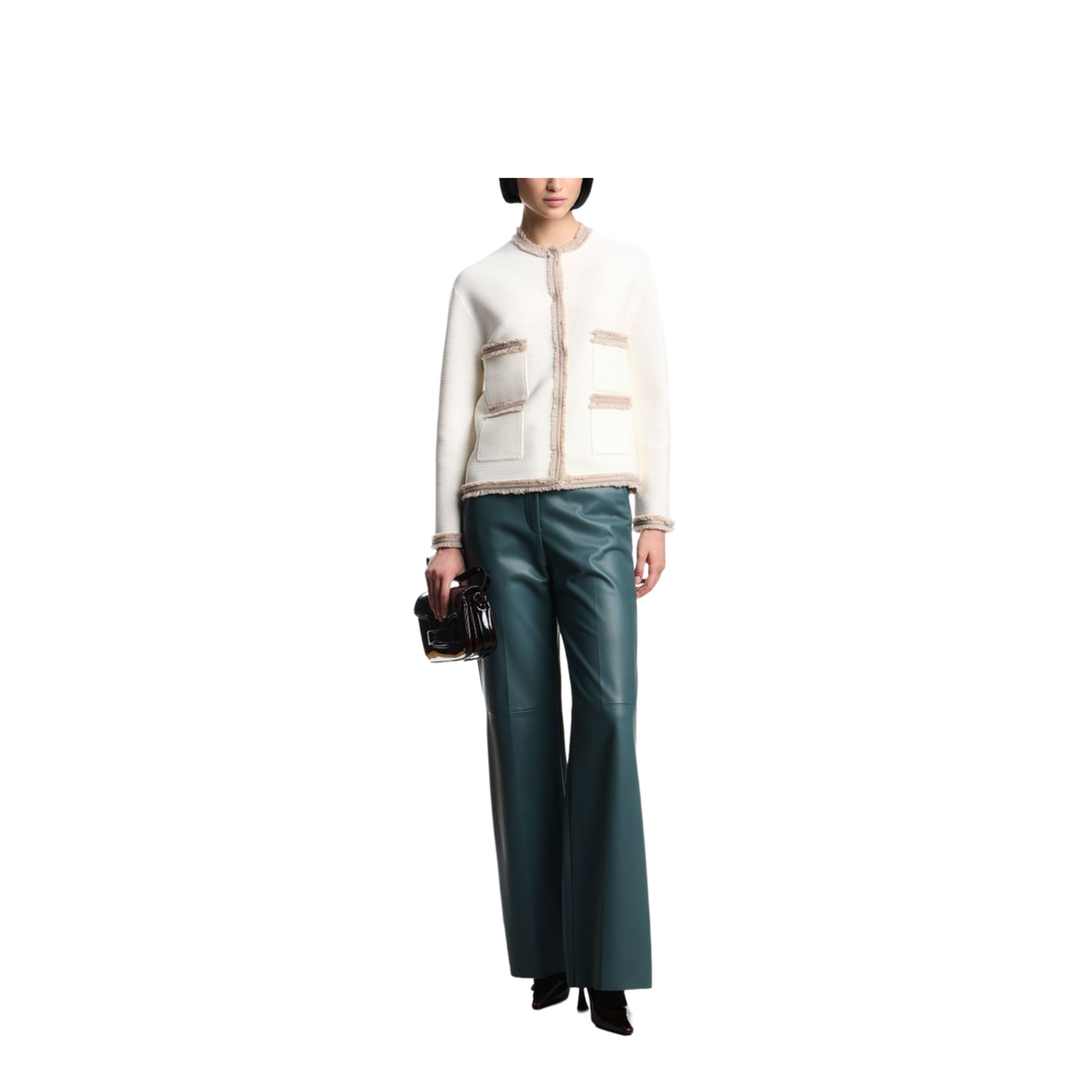 Crewneck Blazer Jacket
