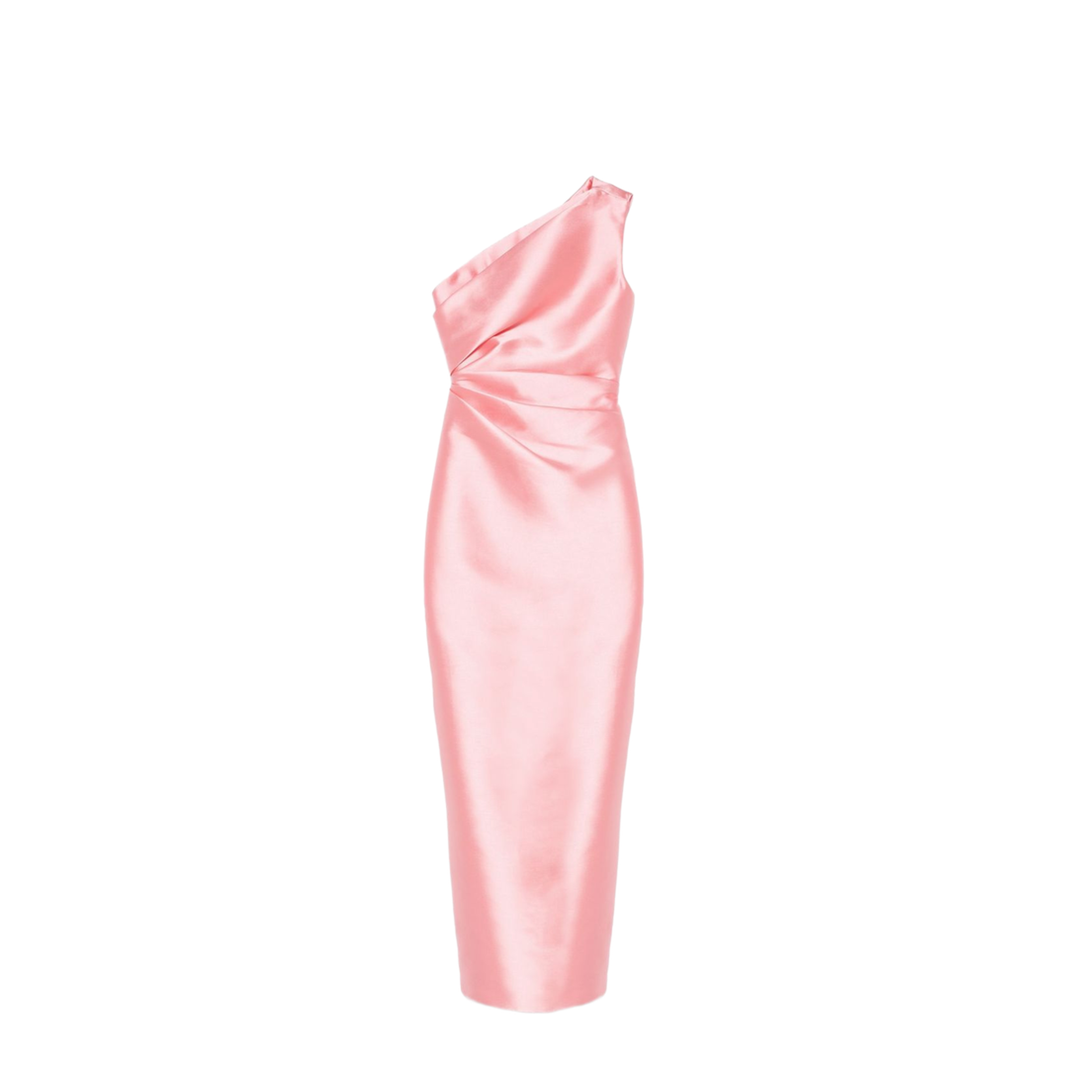 MAYFEYR - Solace London - Elegant Embroidered Color-Block Dress - OS37025PALEPINK