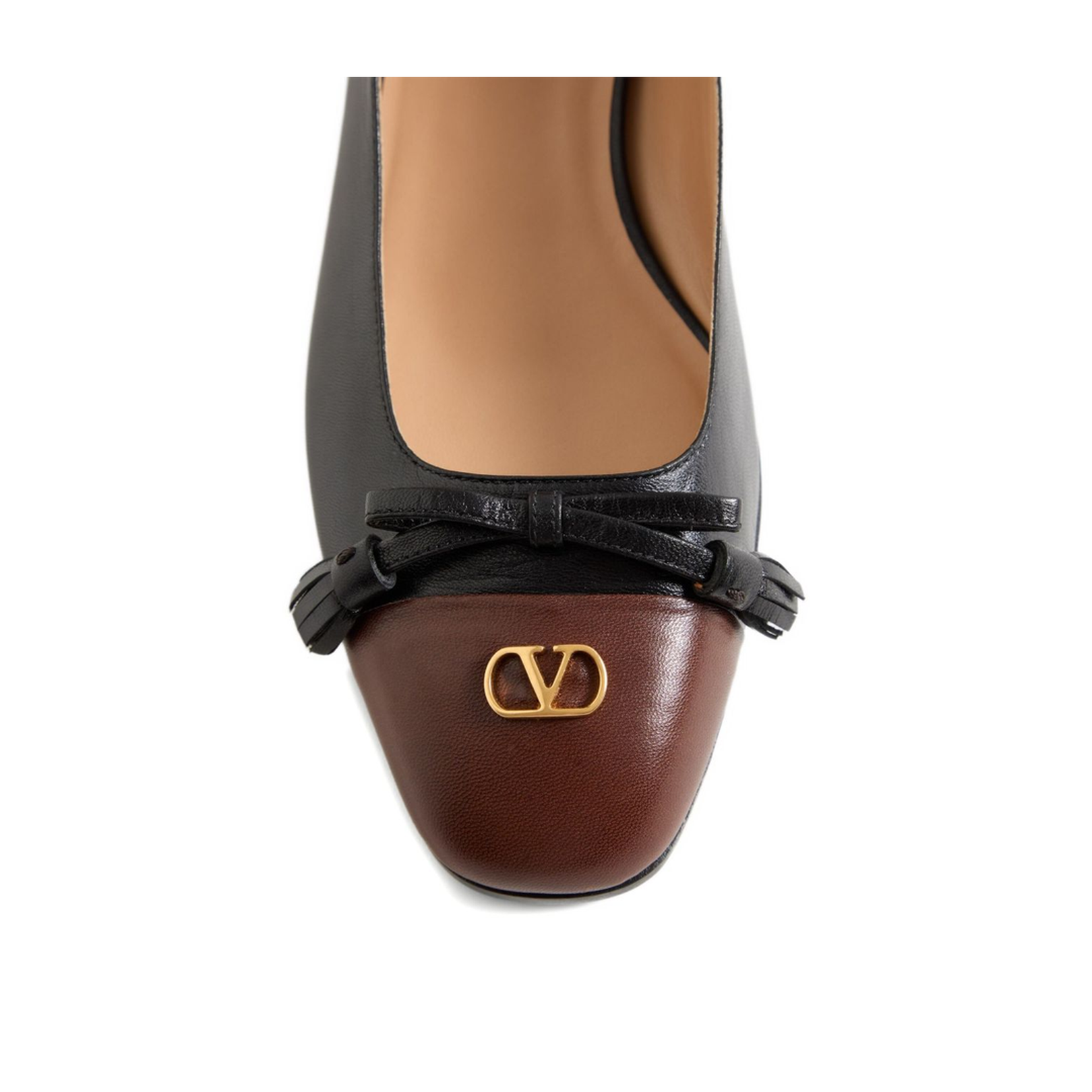 Black Square Toe Flat Sole