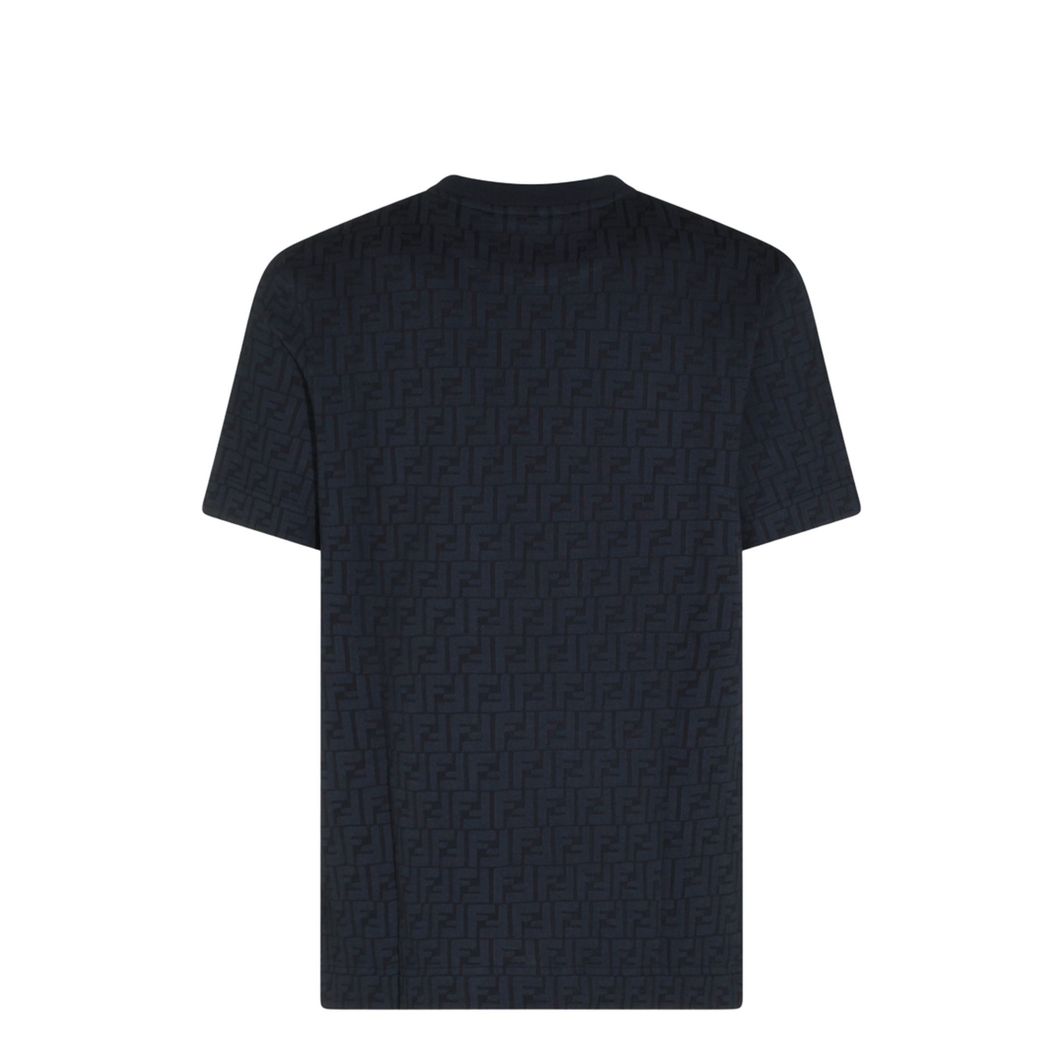 MAYFEYR - Fendi - Deep Blue Cotton T-Shirt - FY0936AUR1F0QA2